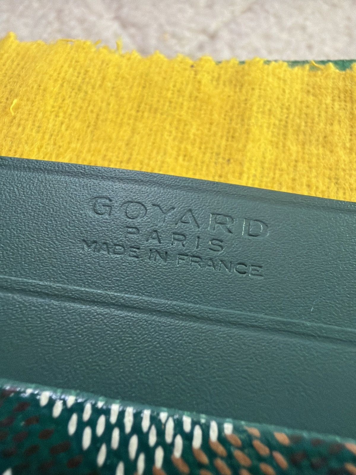 Goyard Goyard Saint Sulpice Green Size ONE SIZE - 5 Thumbnail