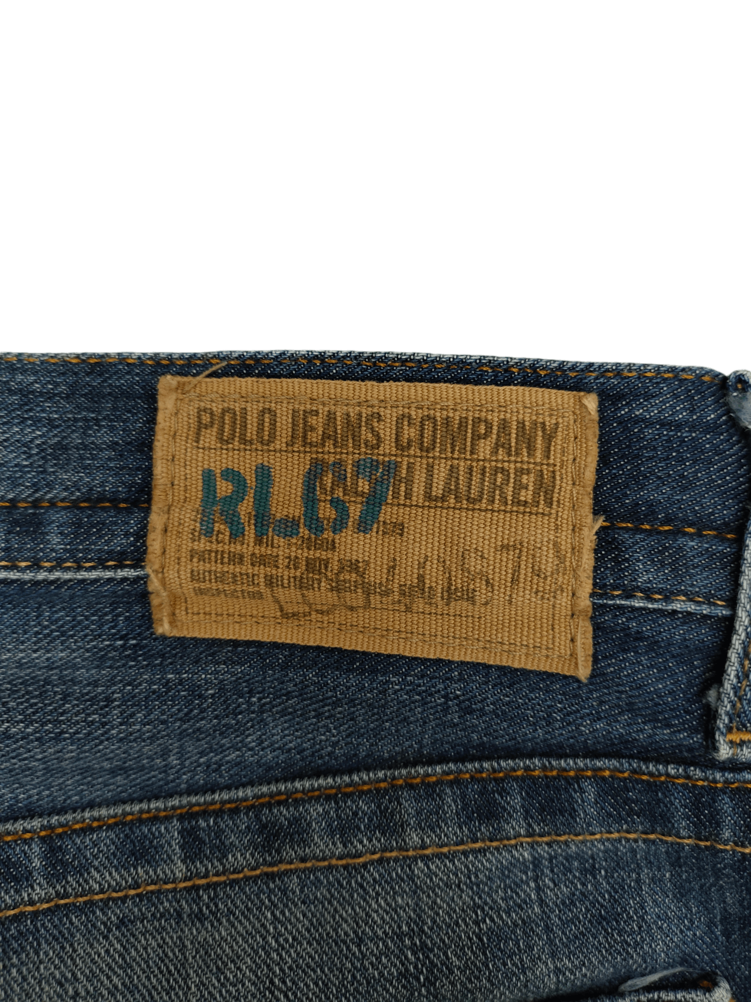 Polo Ralph Lauren Vintage Y2k Polo Ralph Lauren RL67 Five Pocket Denim Jeans Size US 33 - 16 Thumbnail
