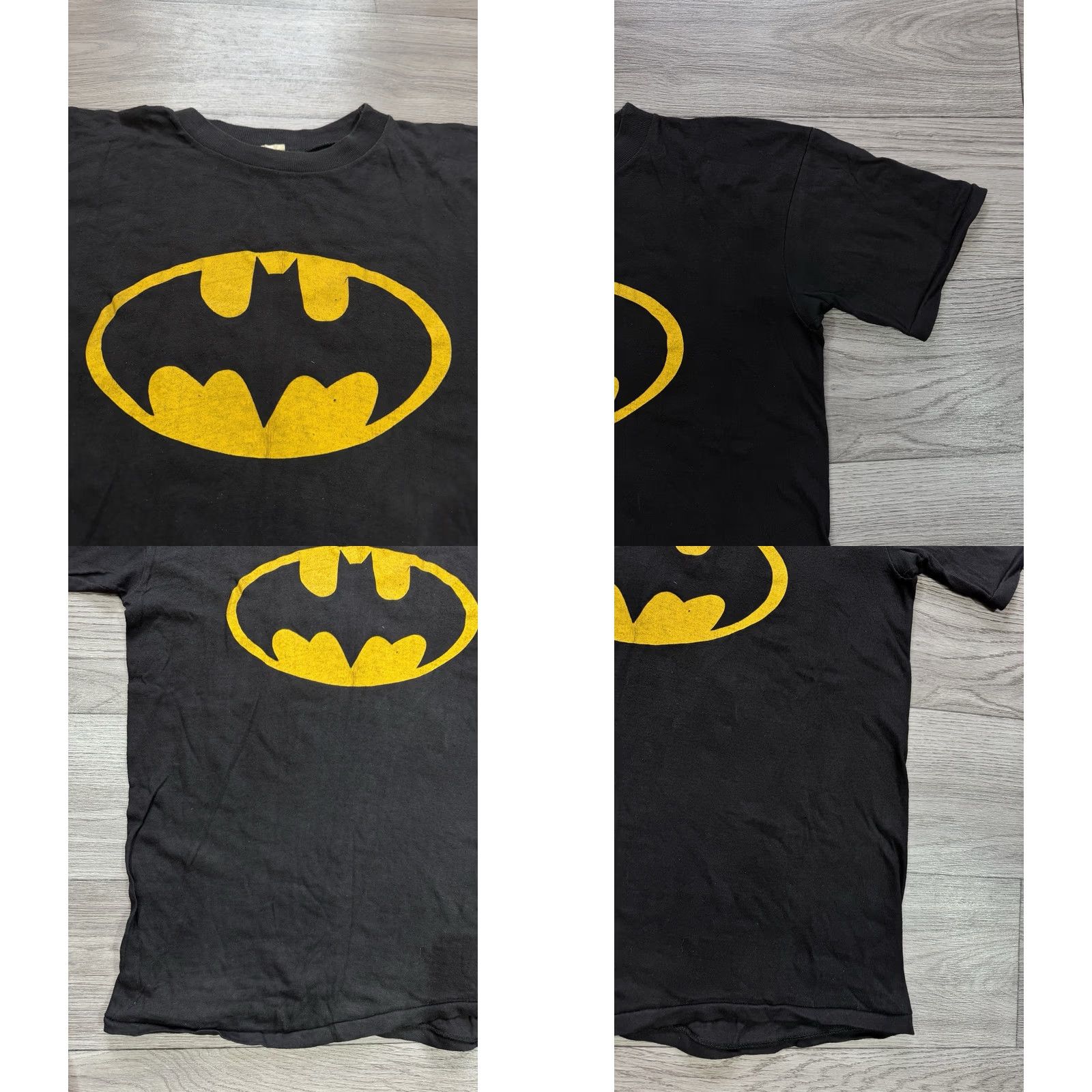 Logo 7 VINTAGE Batman Logo Single Stitch T-shirt Mens Size L Black Made in U-A-E Got-U 1980s Shirt Short Sleeve Size US L / EU 52-54 / 3 - 8 Thumbnail