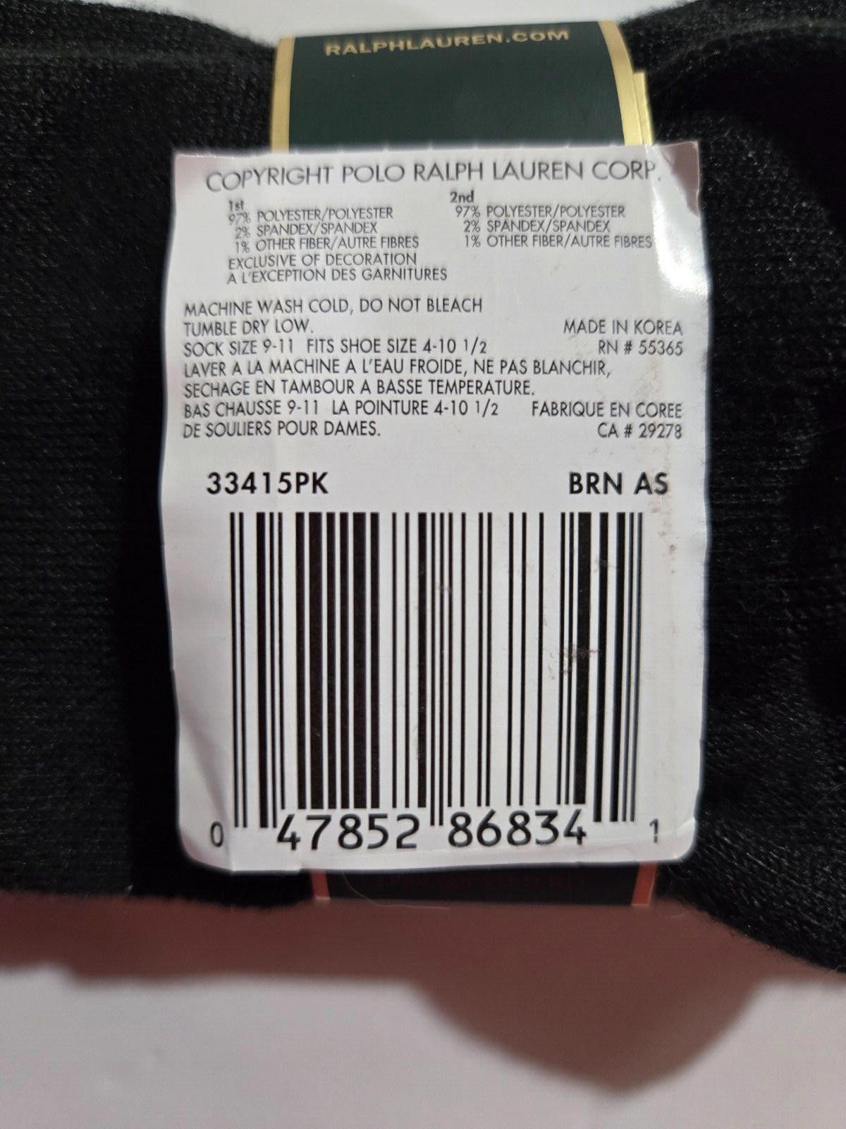 Polo Ralph Lauren Lauren Ralph Lauren Socks 2 Pack Super Soft Trouser NWT Size ONE SIZE - 5 Thumbnail