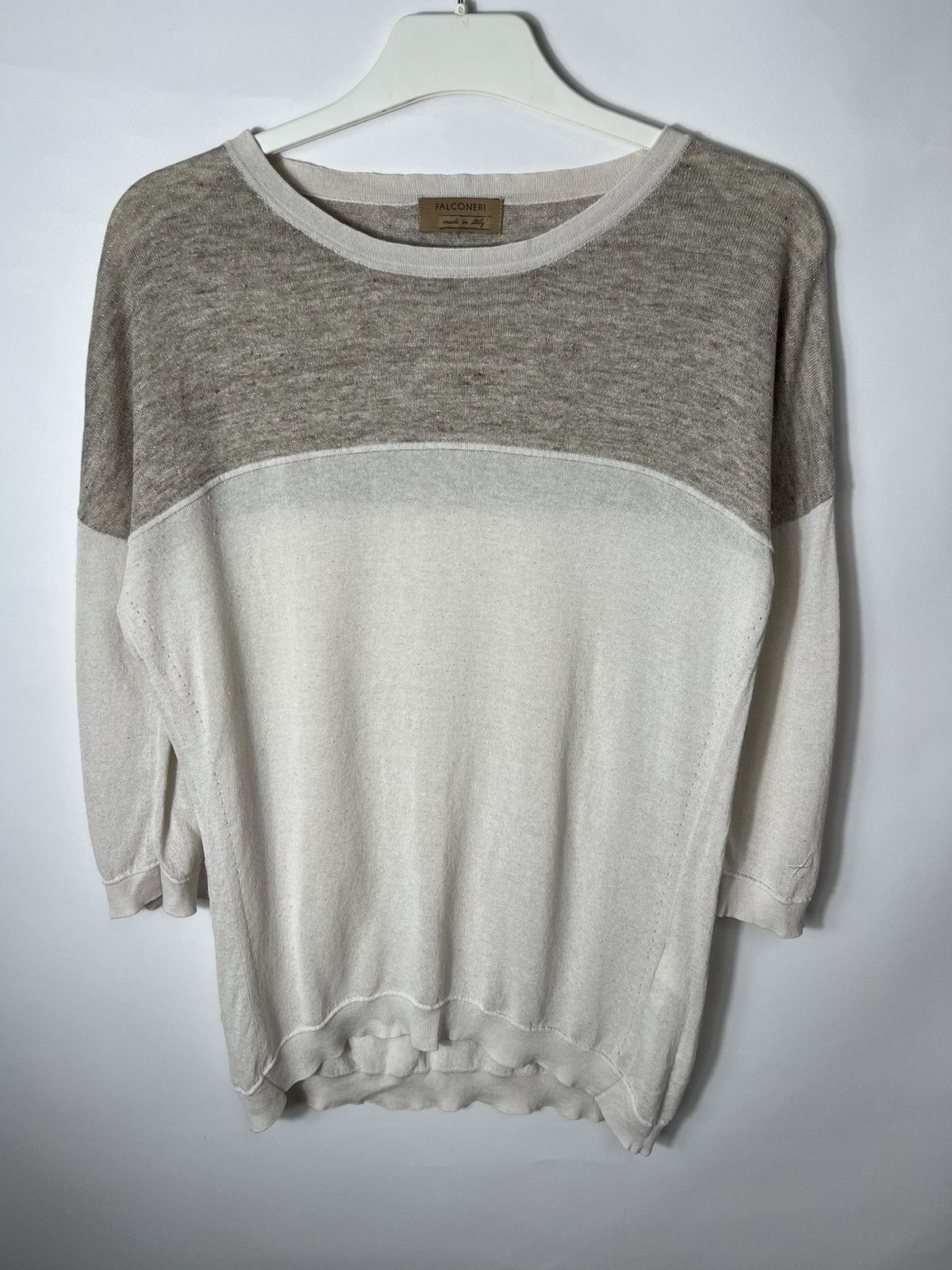 Designer Vintage luxury Falconeri Jumper Lightweight Sweater Size XS / US 0-2 / IT 36-38 - 1 Thumbnail