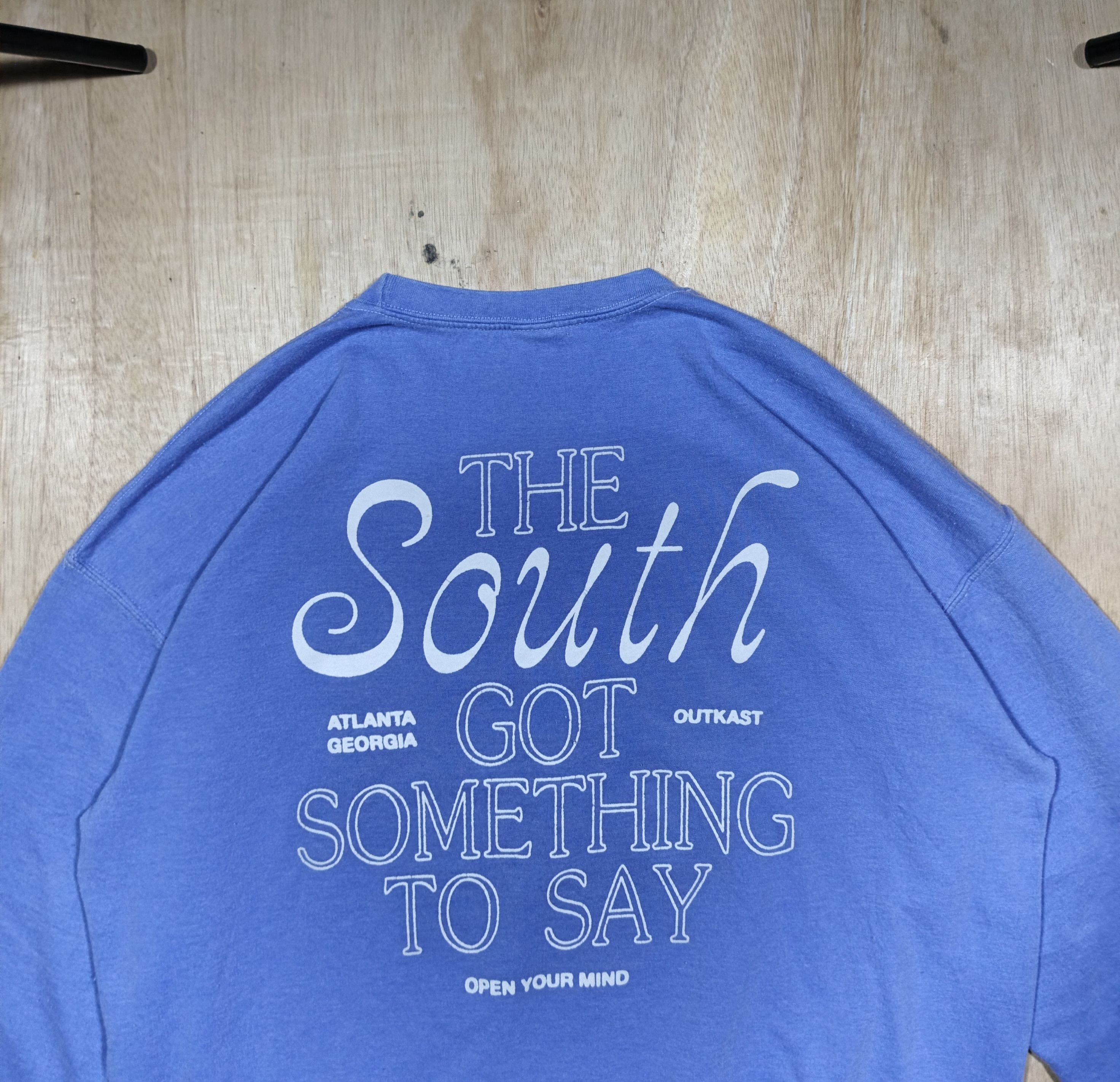 Outkast 2021 OutKast South Got Something To Say Puff Print Crewneck Size US L / EU 52-54 / 3 - 6 Thumbnail