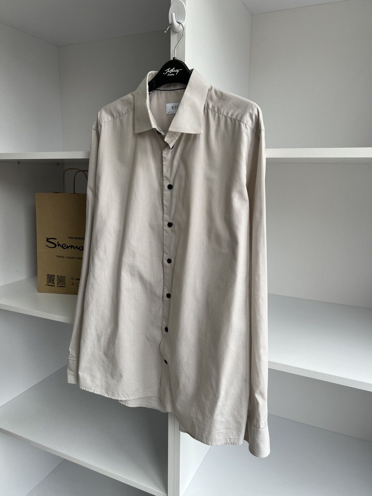Eton × Vintage Vintage Eton Luxury Button up shirt Size US L / EU 52-54 / 3 - 5 Thumbnail