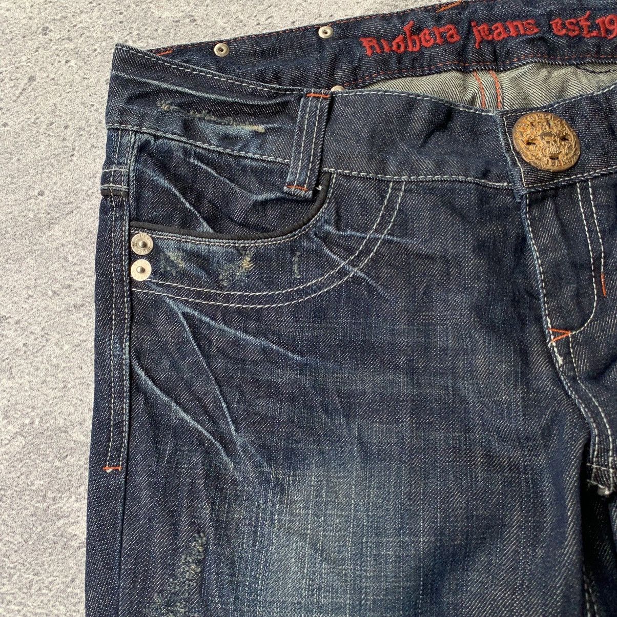 Japanese Brand Vintage Riobera Distressed Flare Denim Jeans Size US 33 - 10 Thumbnail