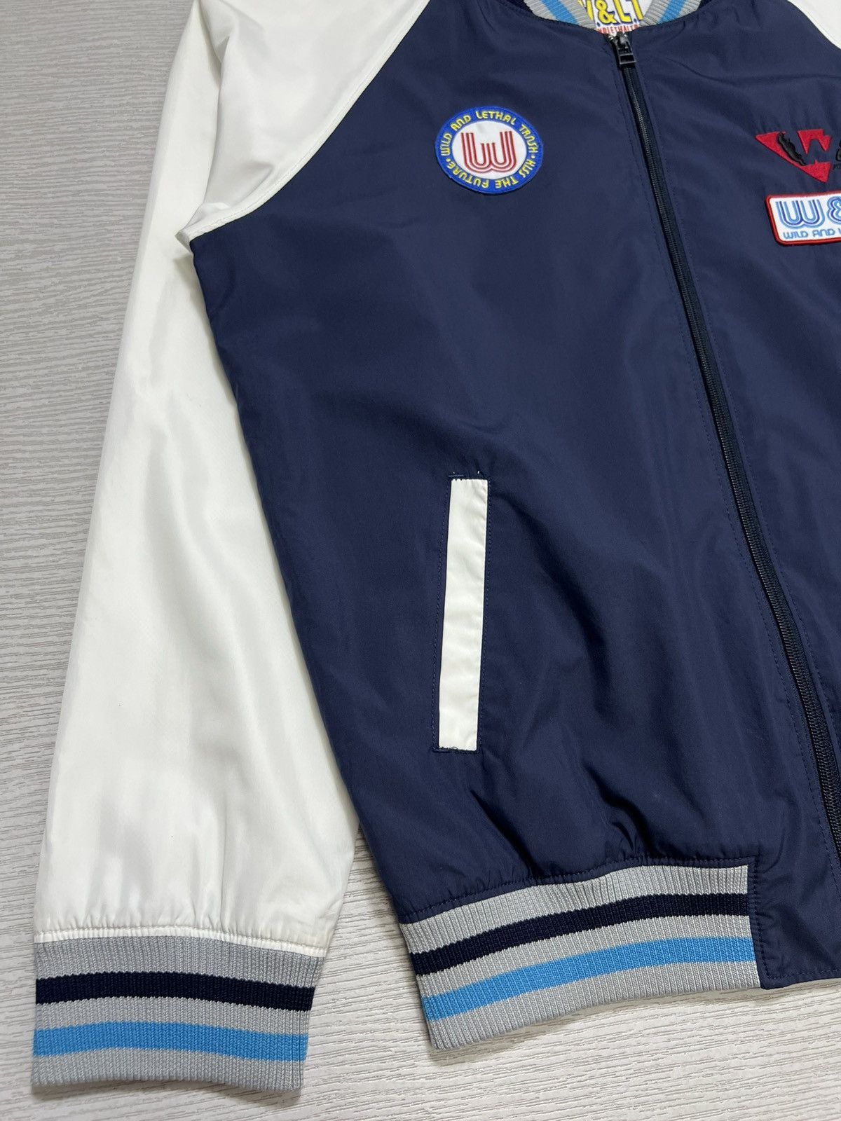 Walter Van Beirendonck Archive W&LT - Logo Patches Nylon Varsity Jacket Size L / US 10 / IT 46 - 6 Thumbnail