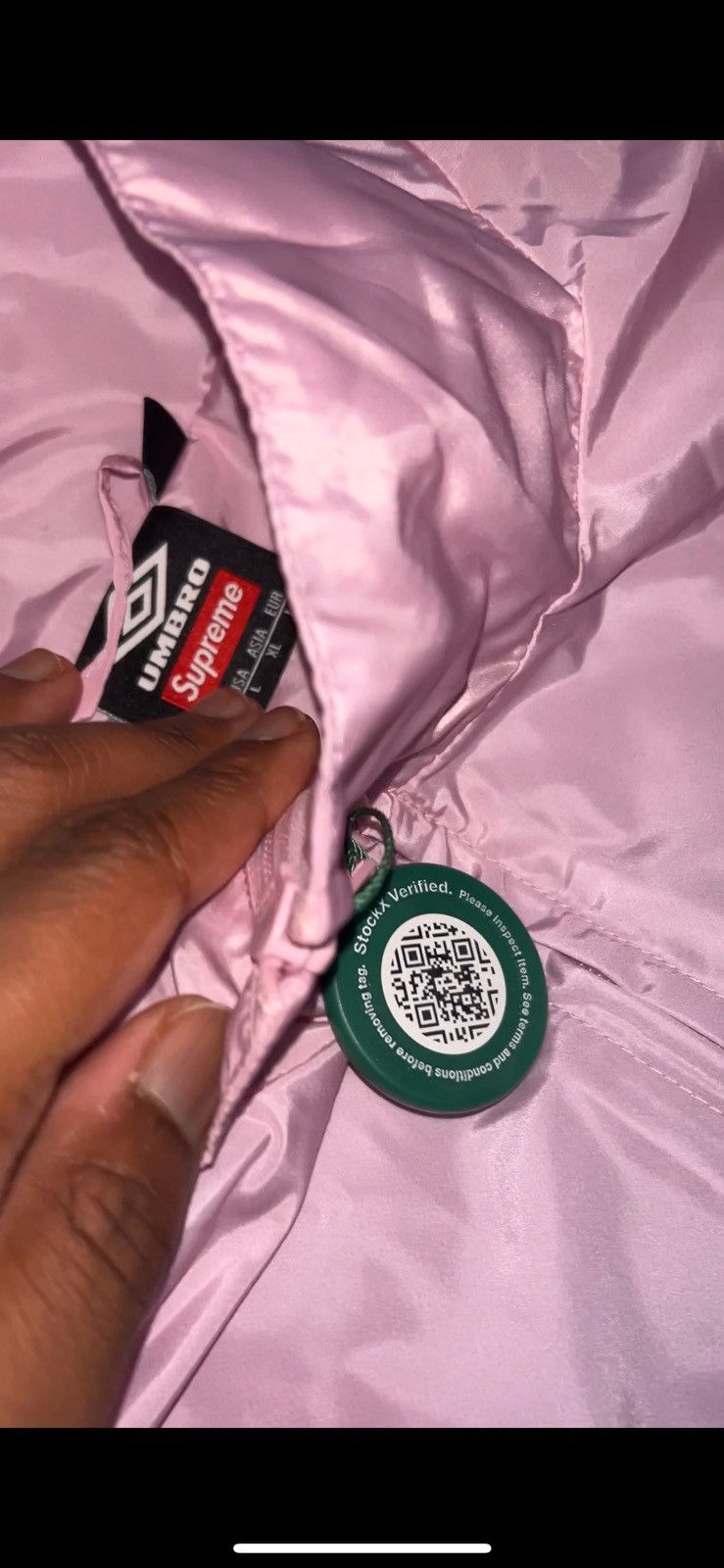 Supreme Umbro Gradient Track Jacket Pink