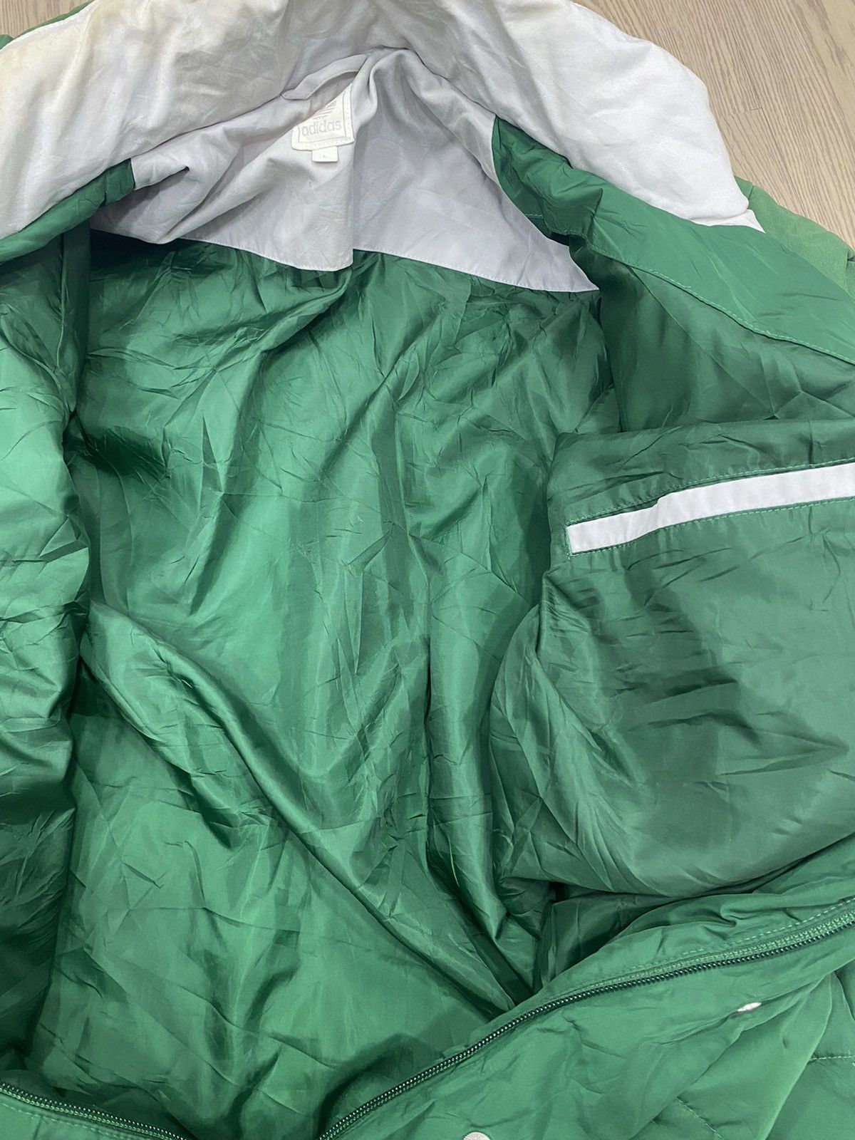 Adidas 💥VINTAGE ADIDAS puffer jacket bomber sweater Size US L / EU 52-54 / 3 - 10 Thumbnail
