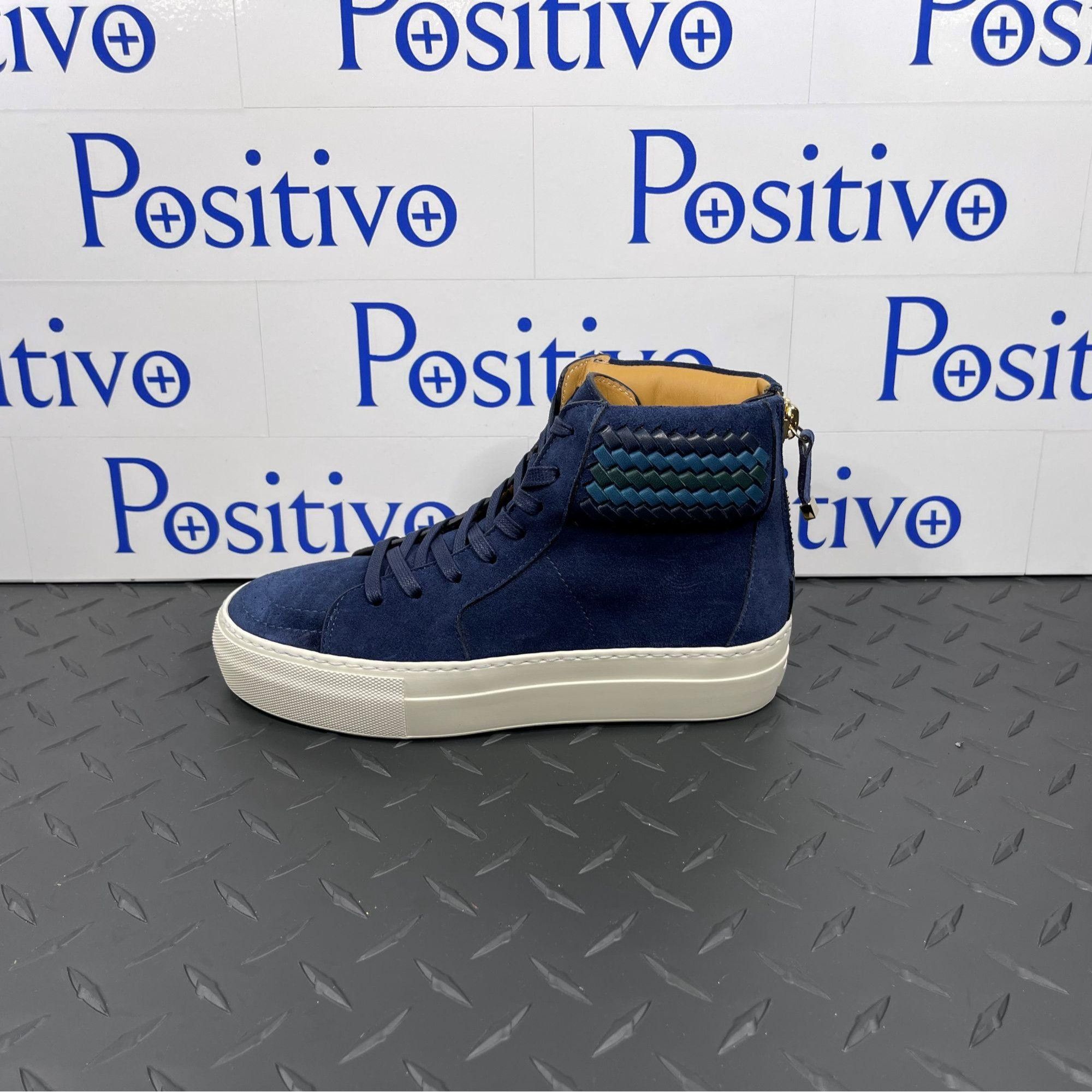 image of Buscemi Womens 140Mm Weave Oceano Suede Sneakers Us 9 Eu 39