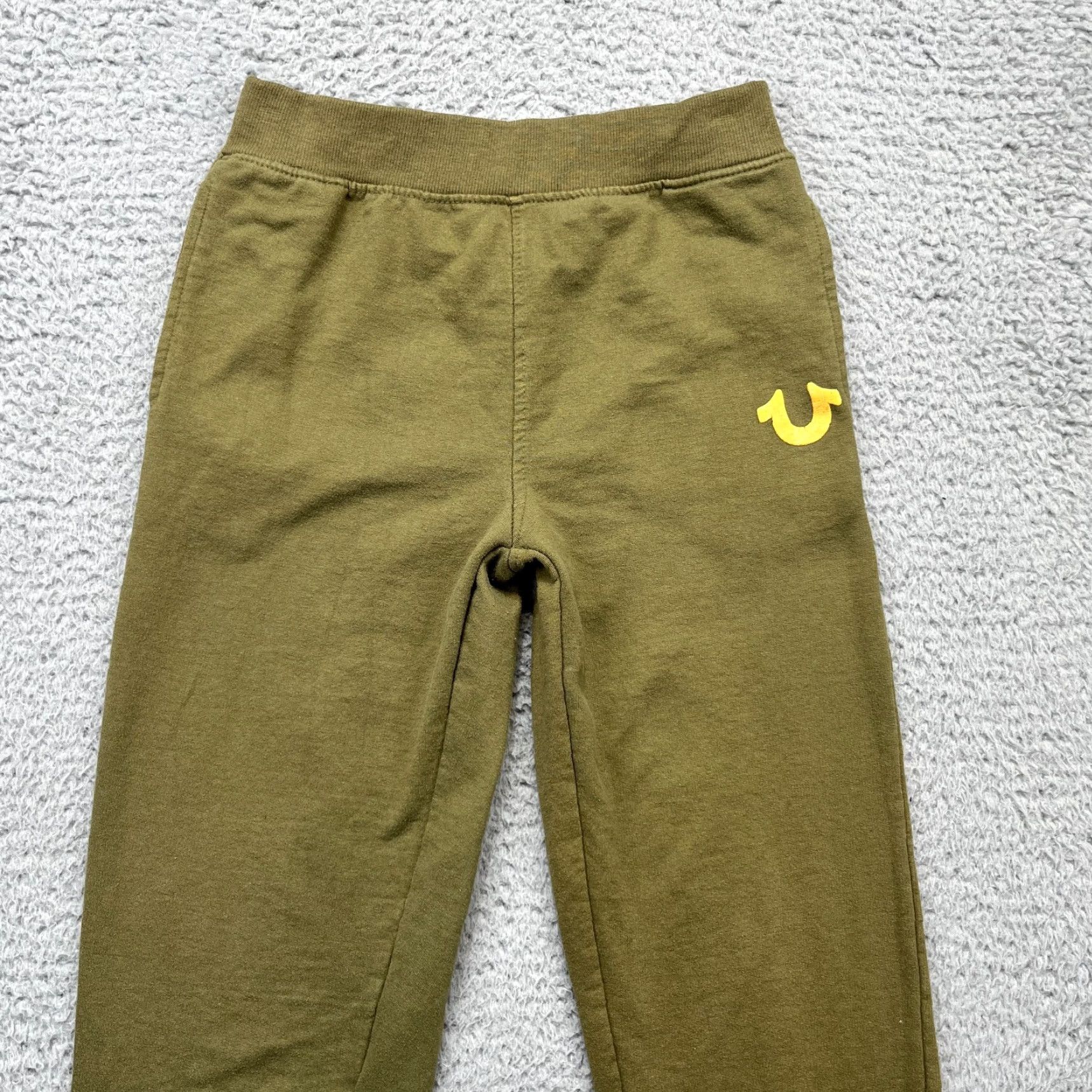 True Religion True Religion Jogger Sweatpants Womens M Army Green Knit Logo Pants Pattern: Solid 26in Inseam Size 32" / US 10 / IT 46 - 4 Thumbnail