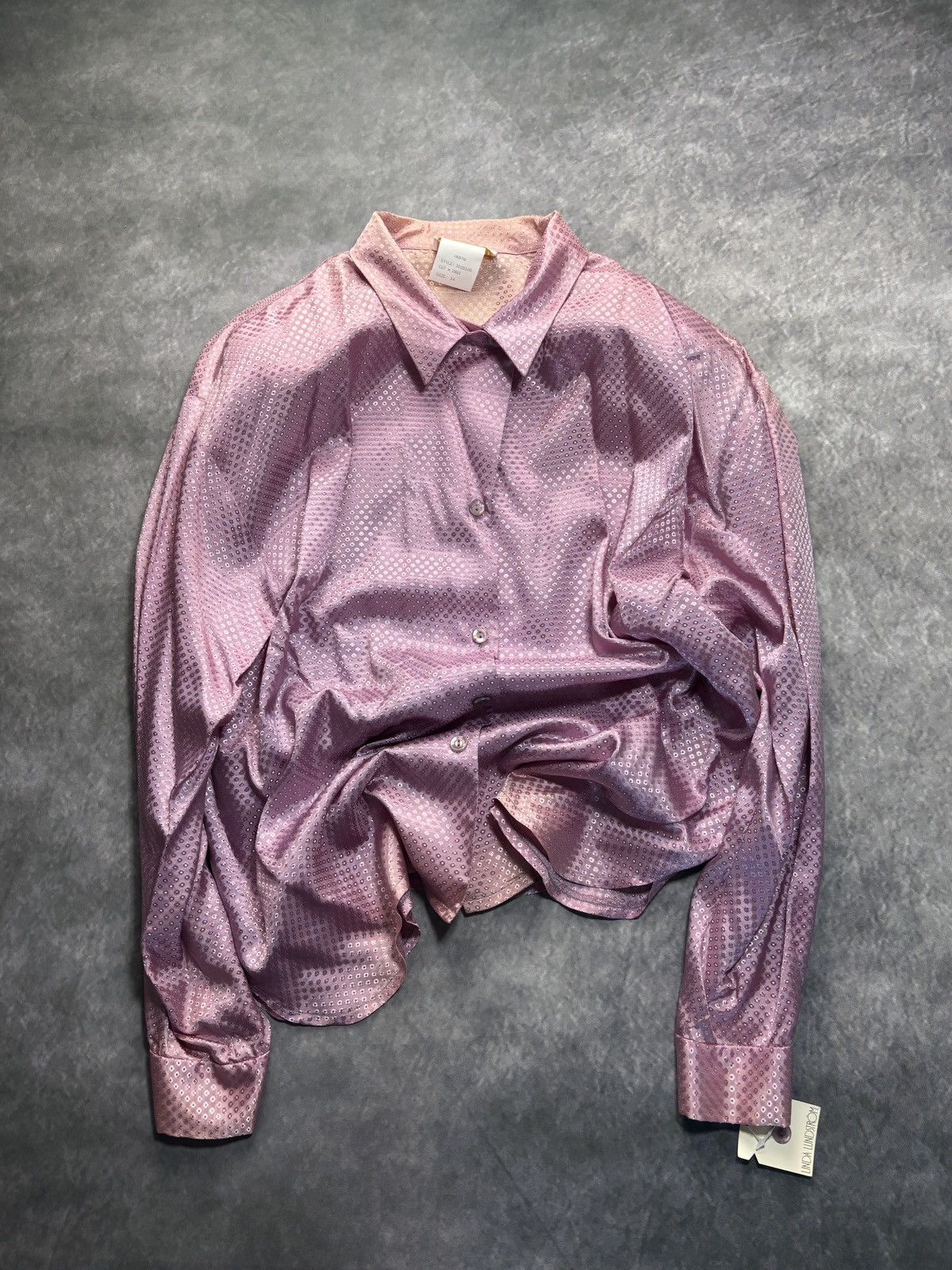 Vintage 1980s Linda Lundstrum Shirt Vintage Ombre Gradient Disco 70s Size US S / EU 44-46 / 1 - 15 Thumbnail