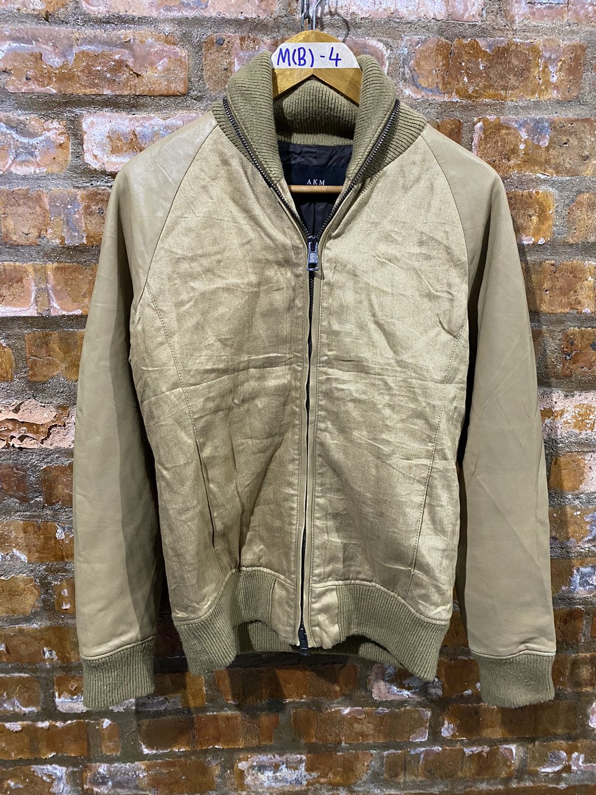 AKM × If Six Was Nine × Japanese Brand 2000s AKM Japan Bono Gimp Leather sleeve Jacket Size US S / EU 44-46 / 1 - 3 Thumbnail