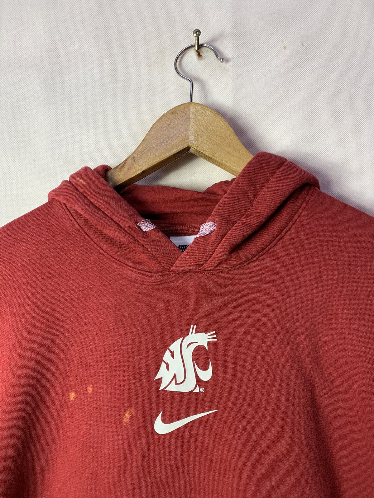 Nike 🔥Nike Washington State Cougars Hoodie Pullover Center Logo Size US L / EU 52-54 / 3 - 3 Thumbnail