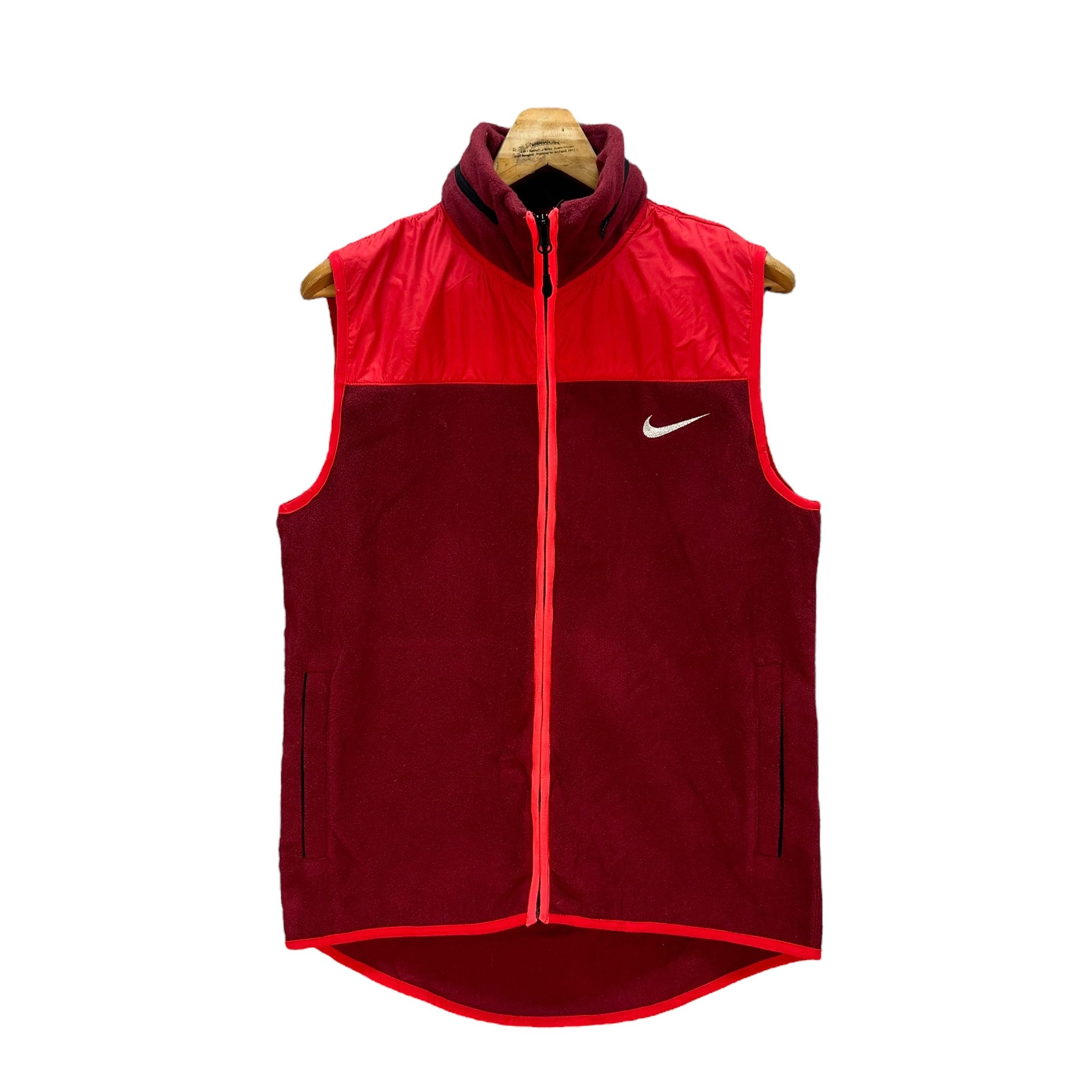 Nike NIKE MAROON FLEECE VEST #8959-42 Size US L / EU 52-54 / 3 - 1 Thumbnail