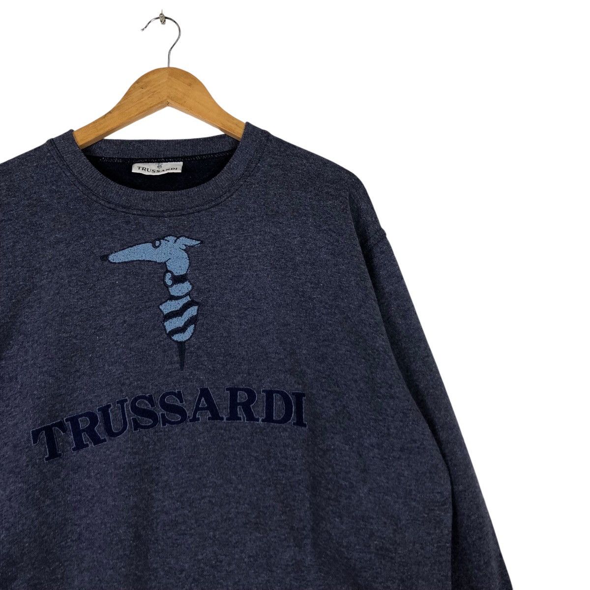 Designer × Trussardi × Vintage Vintage Trussardi Sweatshirt 90s Collection Designer Medium Size US M / EU 48-50 / 2 - 5 Thumbnail