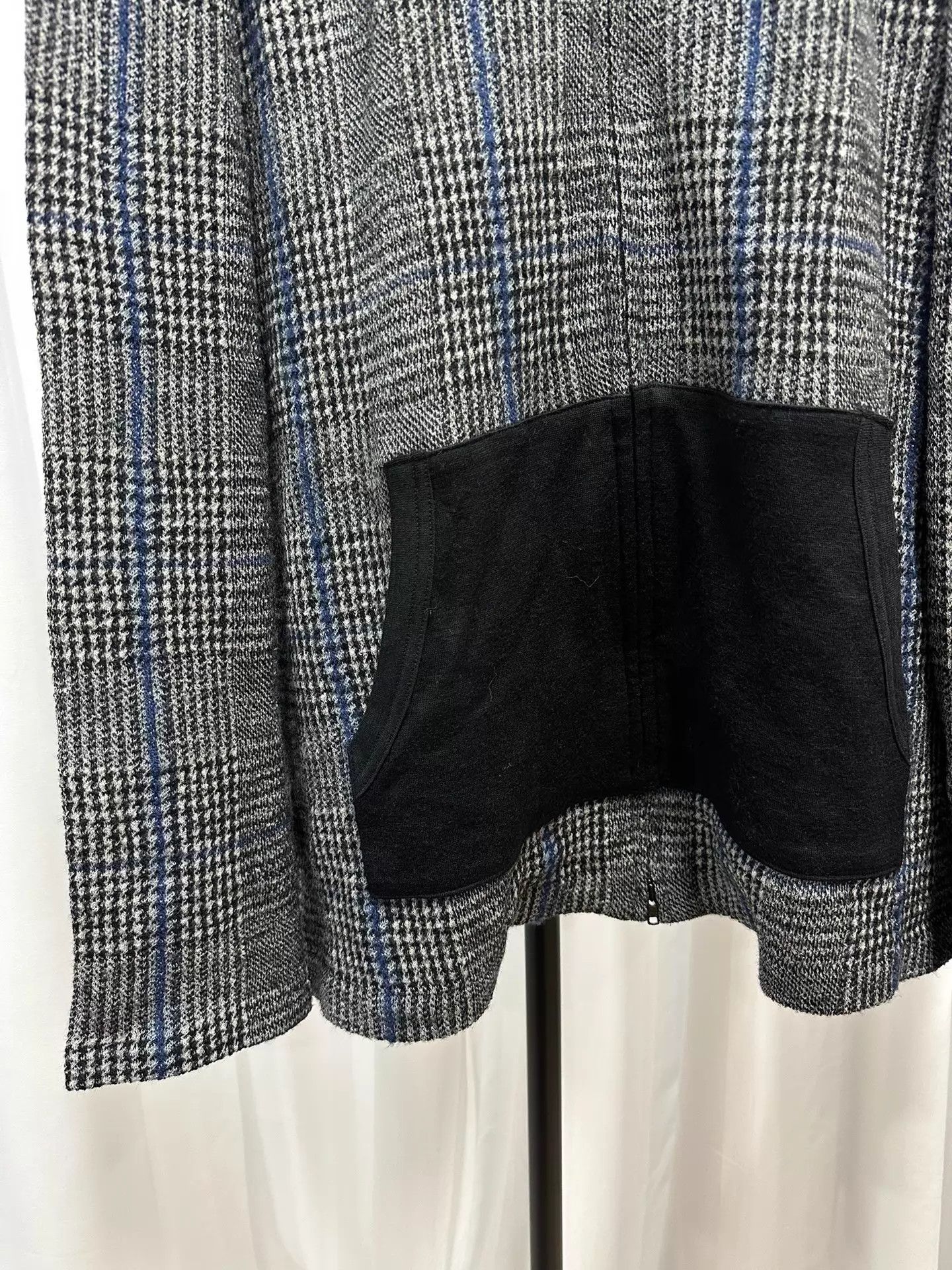 Yohji Yamamoto Yohji Yamamoto Pour Homme Wool Check Hooded Jacket Size US L / EU 52-54 / 3 - 3 Thumbnail