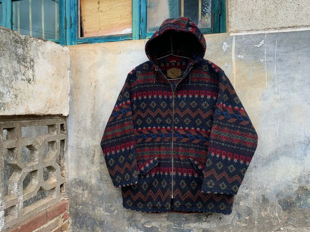 Vintage Vintage Woolrich Navajo Wool Coat Size US M / EU 48-50 / 2 - 1 Thumbnail
