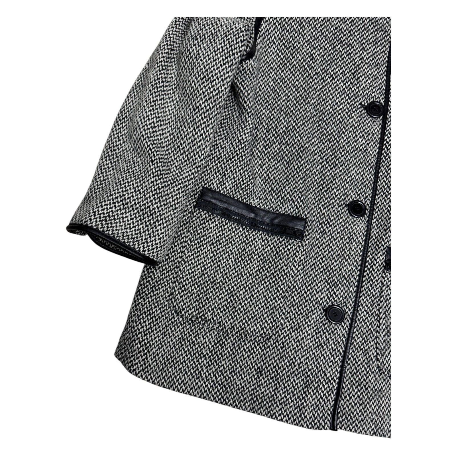 Vintage LUBA Wool Blend Vintage Casual Winter Pea Coat Womens 8 P Size M / US 6-8 / IT 42-44 - 6 Thumbnail
