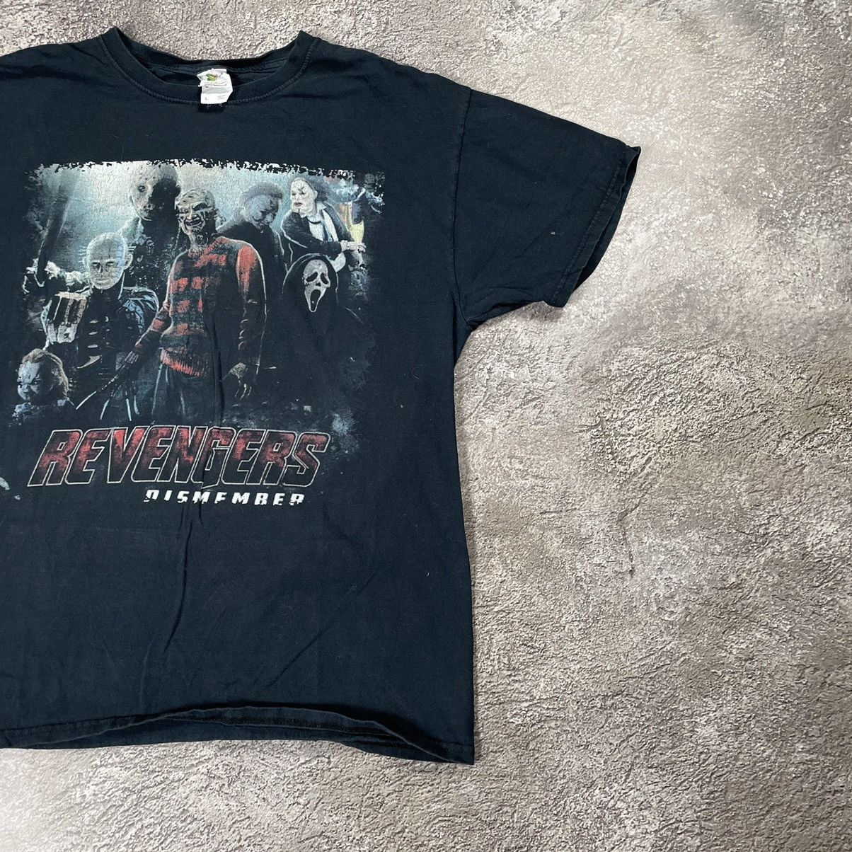 Vintage Vintage Y2K Revengers Graphic Tee Horror Streetwear Faded L Size US L / EU 52-54 / 3 - 2 Thumbnail