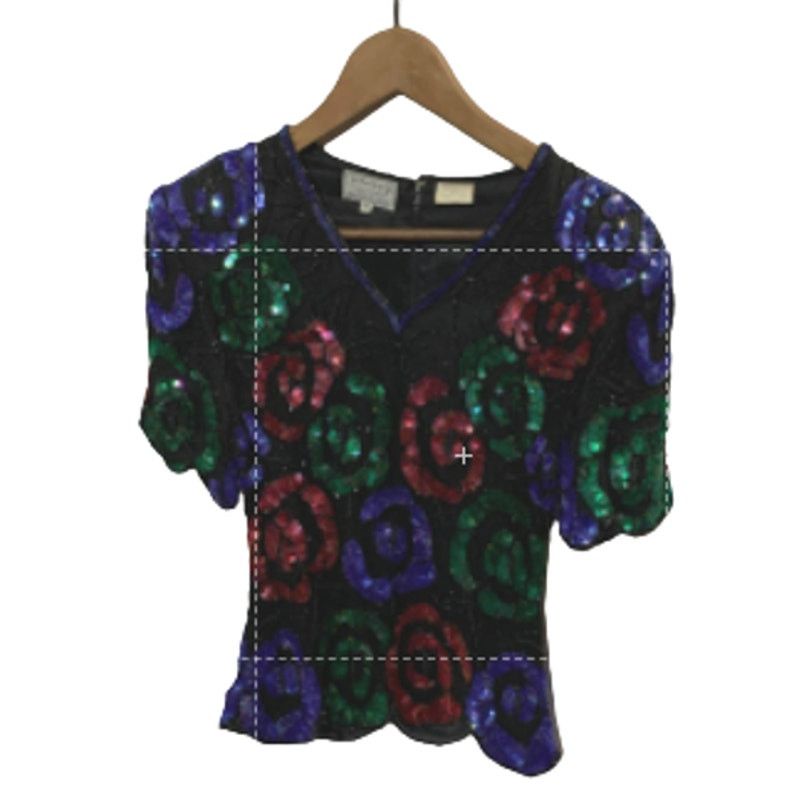 Vintage Stenay Vintage Women's Short Sleeve Beaded Formal Top Size S Size S / US 4 / IT 40 - 8 Thumbnail