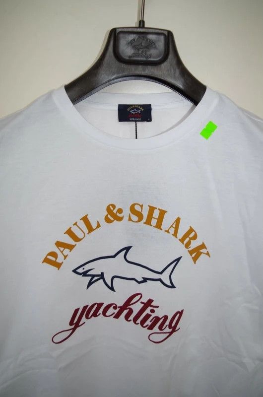 Paul & Shark RRP300€ PAUL&SHARK NWT sz M T-shirt Yachting White Logo Size US M / EU 48-50 / 2 - 5 Thumbnail