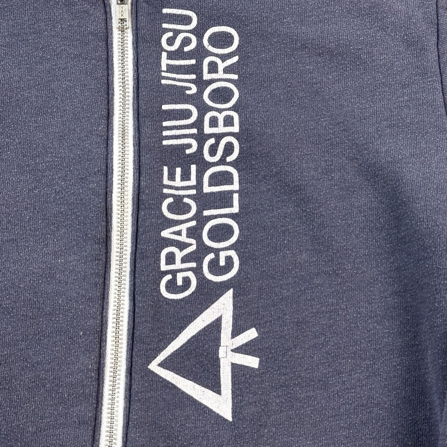 Vintage Gracie Jiu Jitsu Hoodie Women's Medium Blue Fleece Full Zip Bella + Canvas Shirt Adult Women Regular Blue Size M / US 6-8 / IT 42-44 - 5 Thumbnail