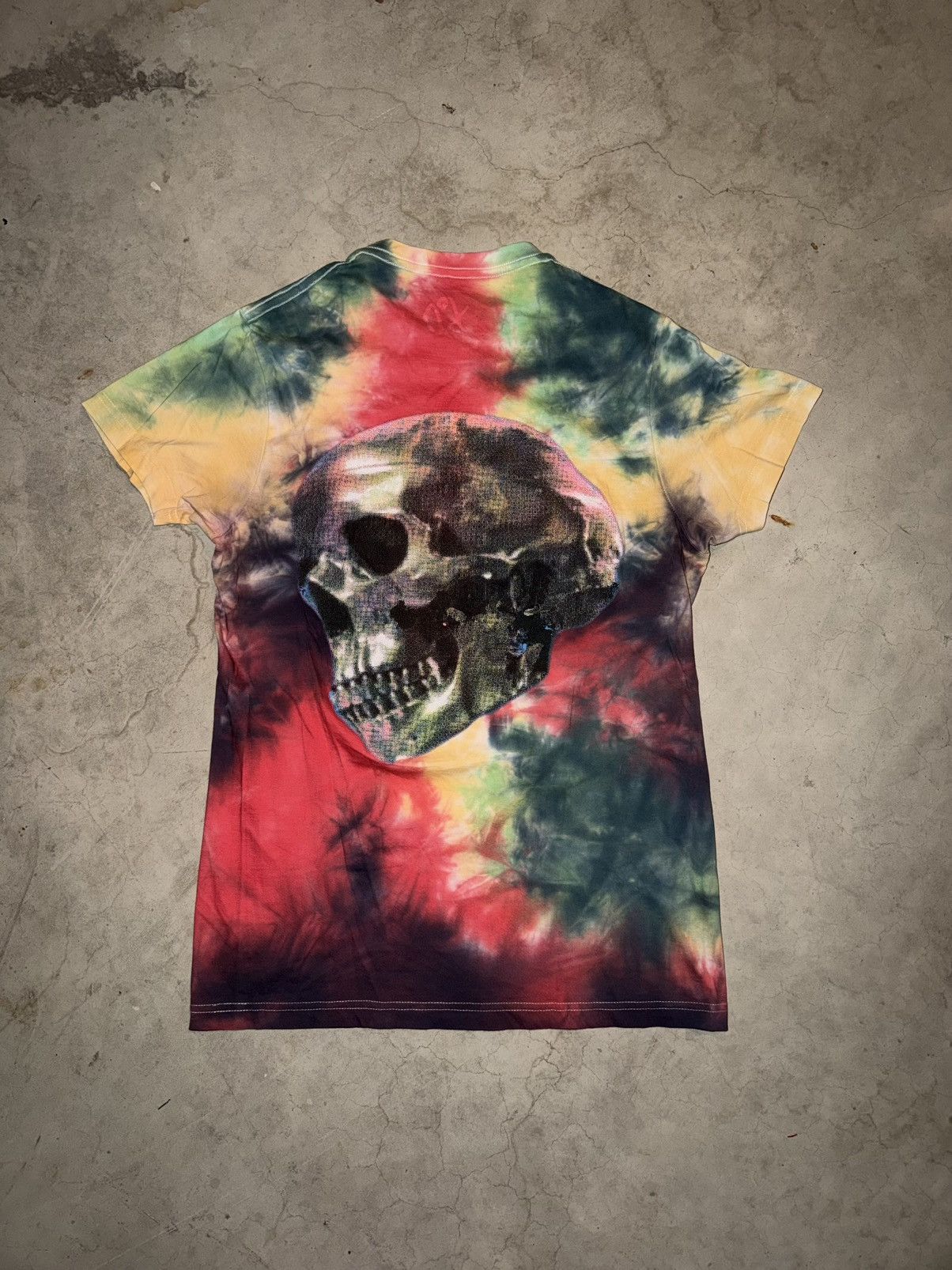 XO XO NAV Turks Tie Dye Skull T-Shirt 2020 Rap Tee Travis Scott Size US M / EU 48-50 / 2 - 2 Thumbnail