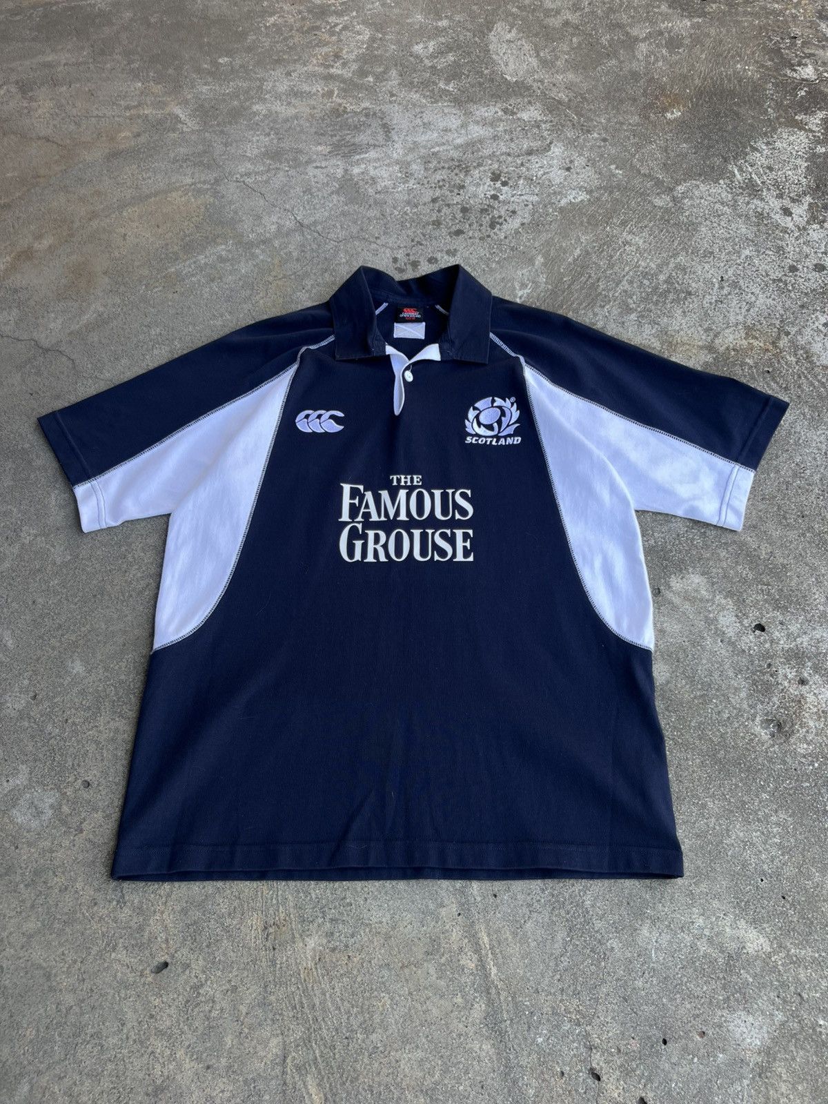 Canterbury of New Zealand Canterbury Of New Zealand Scotland Rugby Shirt Famous Grouse Size US L / EU 52-54 / 3 - 1 Thumbnail