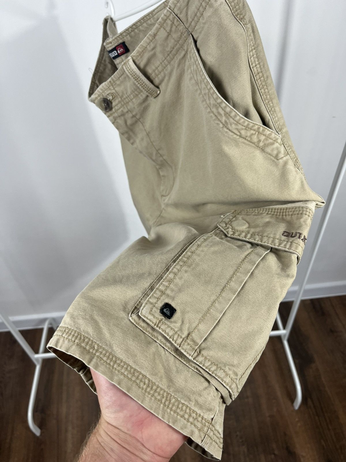 Quiksilver Quiksilver Beige Cargo Shorts Utility Style Size 34 Size US 34 / EU 50 - 10 Thumbnail