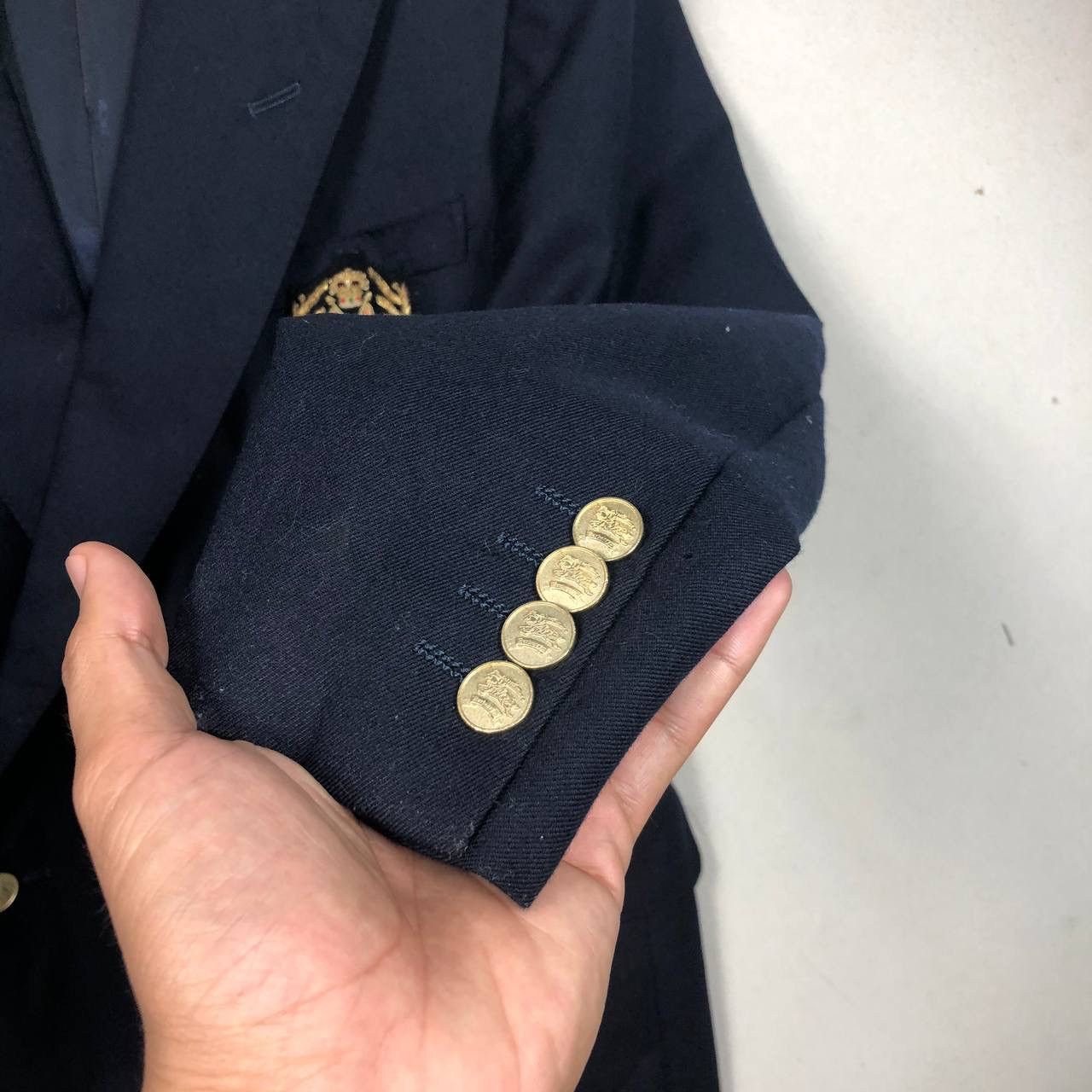 Burberry Luxury Burberry Navy Blue Coat Jacket Tuxedo Blazer Suits Size US M / EU 48-50 / 2 - 6 Thumbnail
