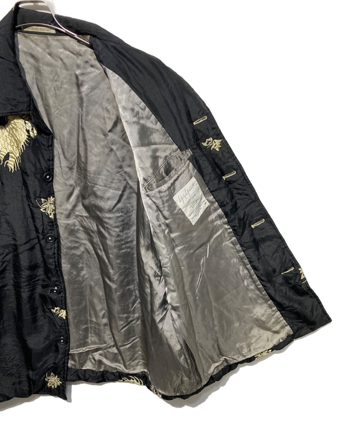 Yohji Yamamoto Yohji Yamamoto pour homme 93AW patterned silk jacket Size US M / EU 48-50 / 2 - 8 Thumbnail