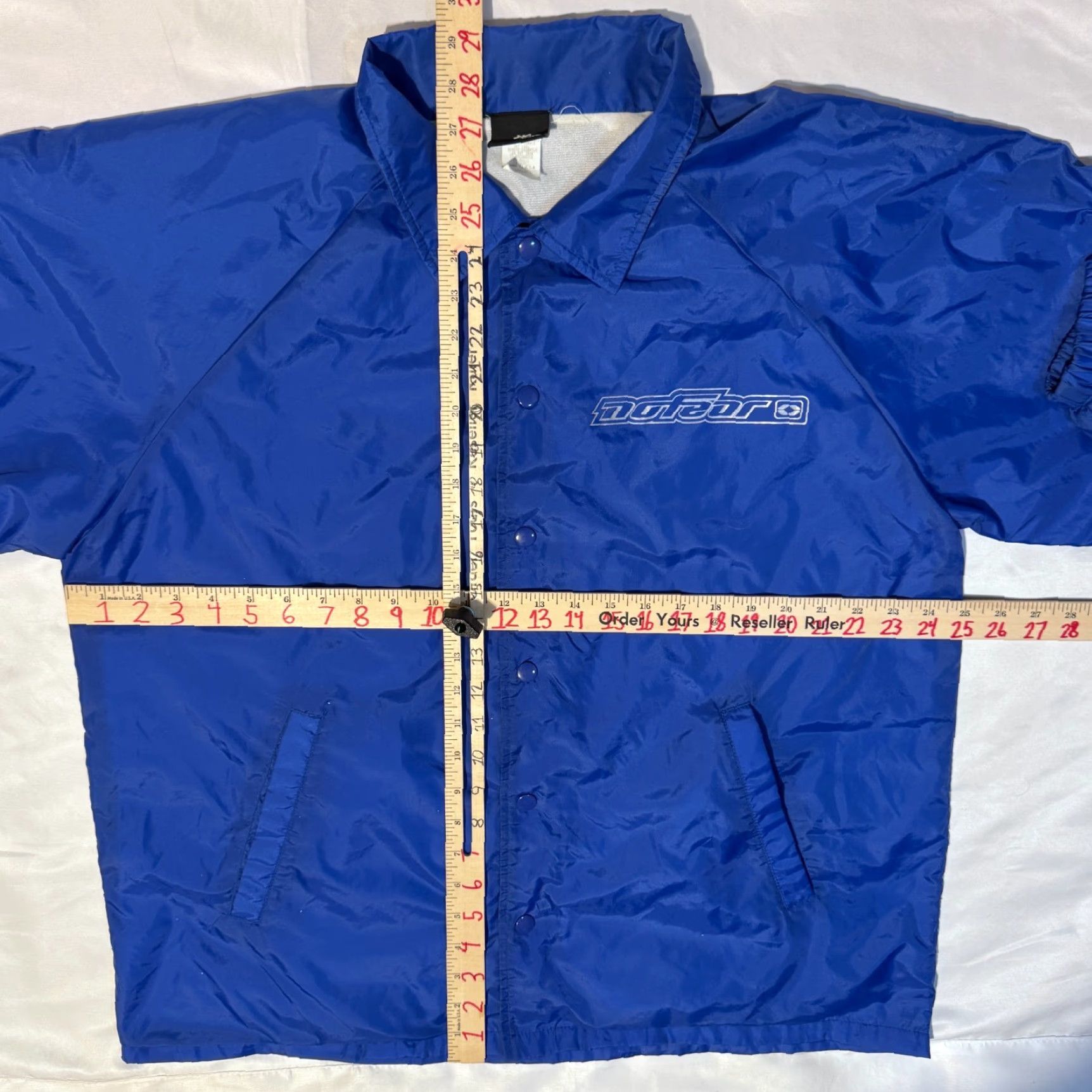 No Fear VINTAGE No Fear Blue Windbreaker Jacket M Men Skateboarding Windbreaker Casual Medium Size US M / EU 48-50 / 2 - 6 Thumbnail