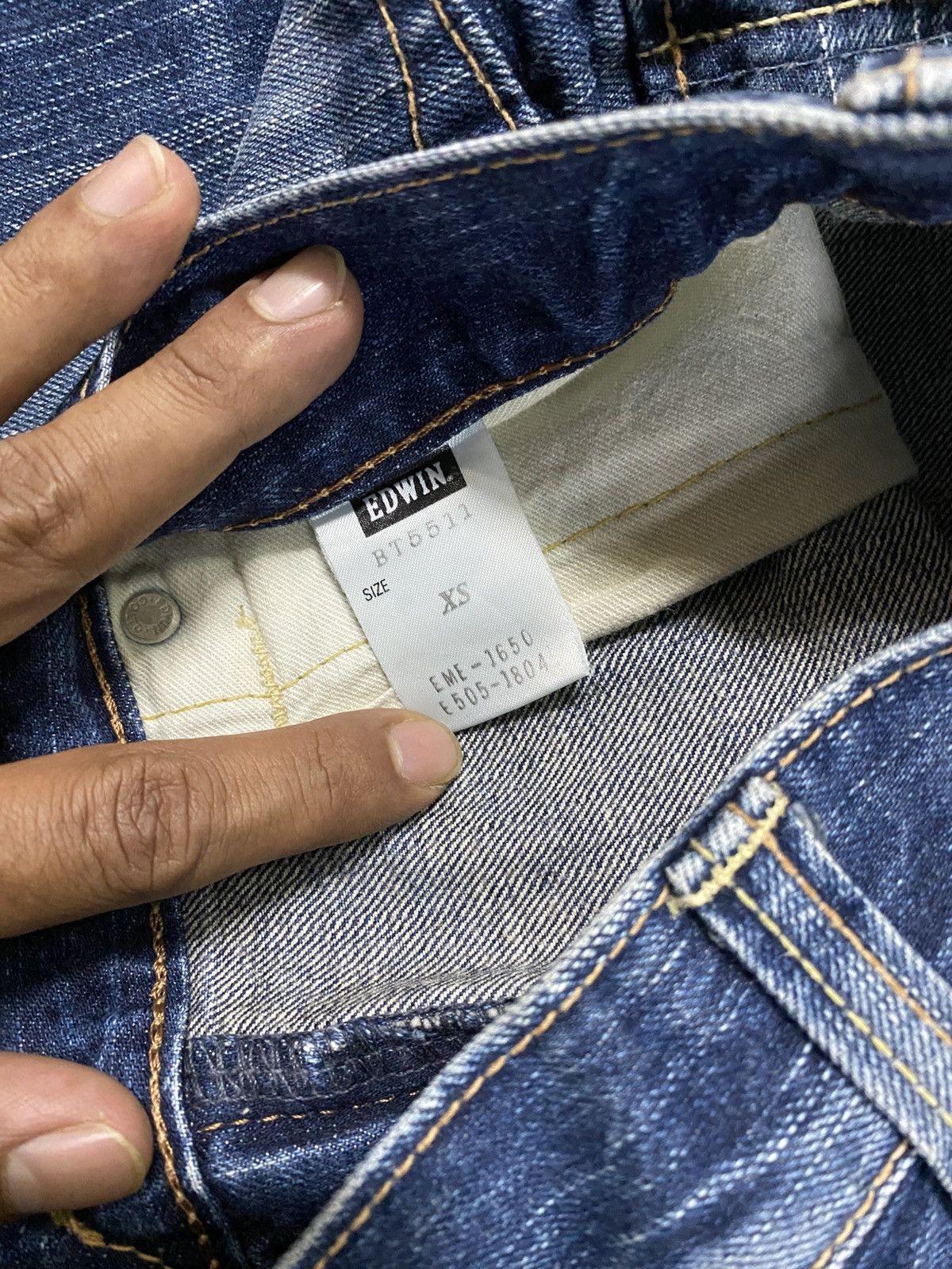 Edwin × Japanese Brand Flare Jeans Japanese Edwin 503 Claws Distressed @215 Size US 28 / EU 44 - 11 Thumbnail