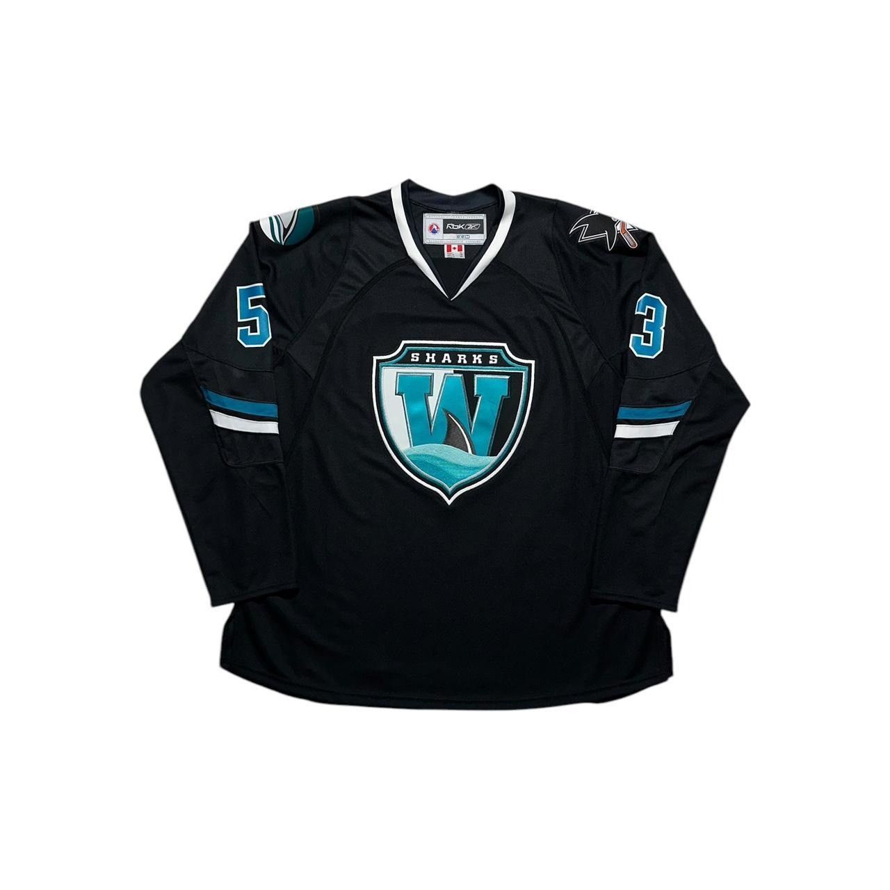 Ccm × NHL × Vintage Worchester Sharks AHL Hockey Jersey Size US XL / EU 56 / 4 - 1 Thumbnail
