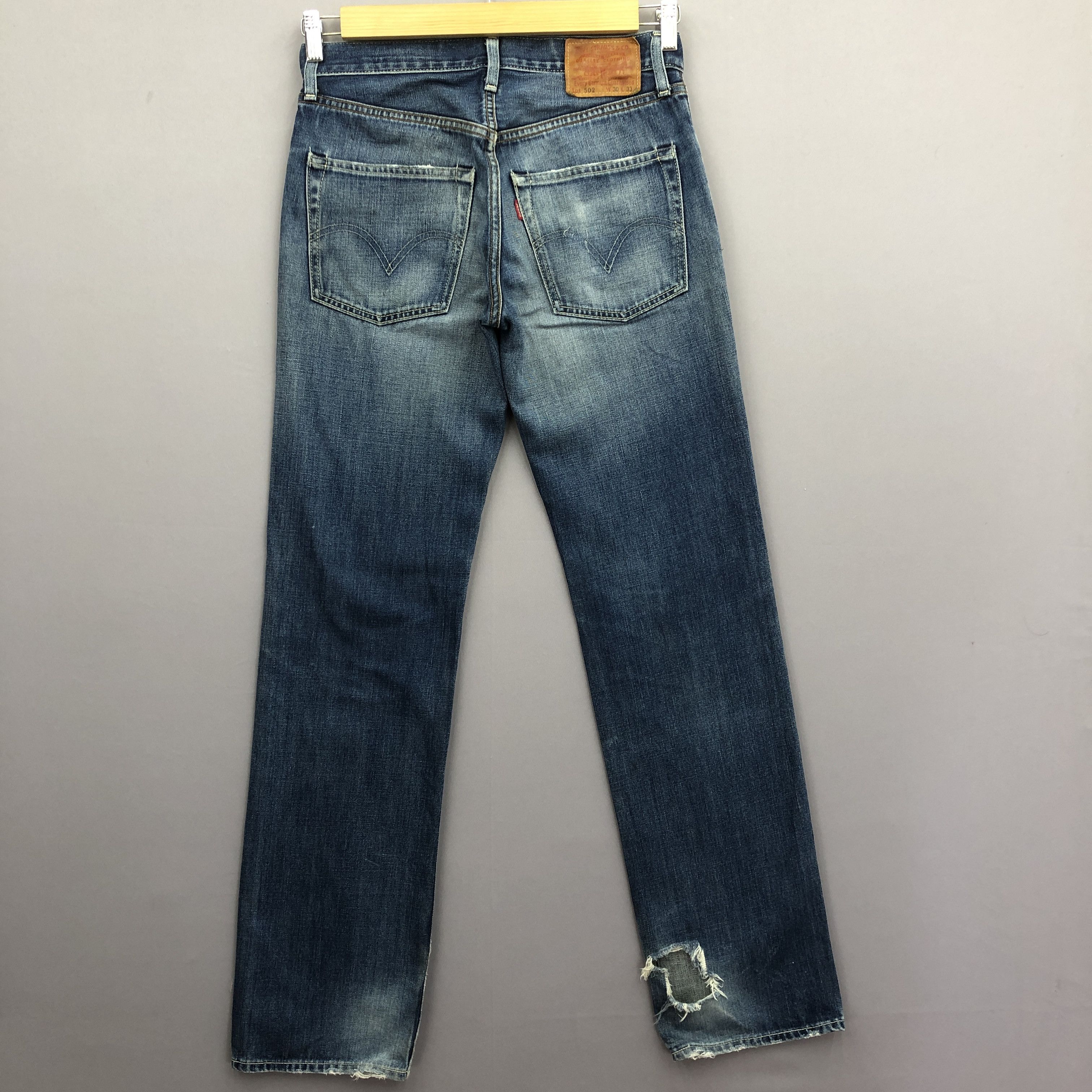 Levi's Vintage Y2K Levis 502 Light Wash Jeans Levi's Faded Denim Size US 30 / EU 46 - 2 Thumbnail
