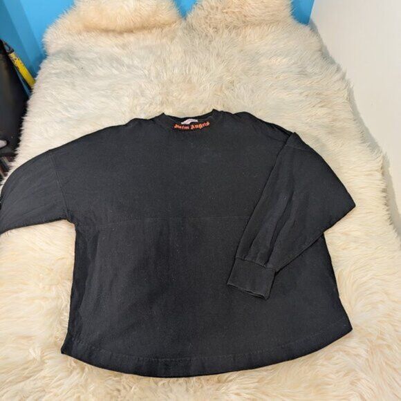 Palm Angels Palm Angels Black and Orange Long Sleeve T Shirt Size US L / EU 52-54 / 3 - 3 Thumbnail
