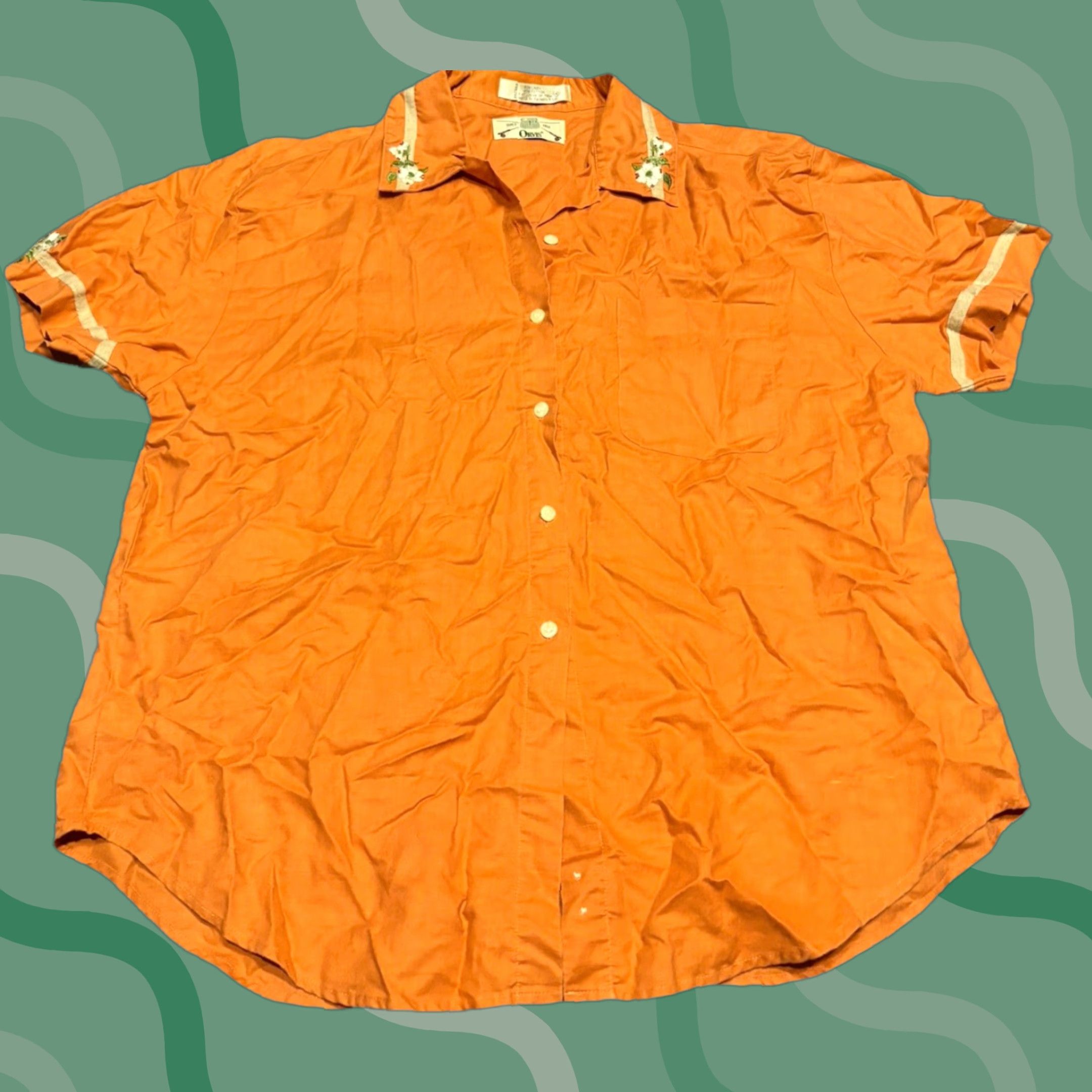 Orvis VINTAGE Orvis Mens Shirt 90s Short Sleeve Button-Down Cotton Pink XL Button-Up Casual Size US XL / EU 56 / 4 - 1 Thumbnail