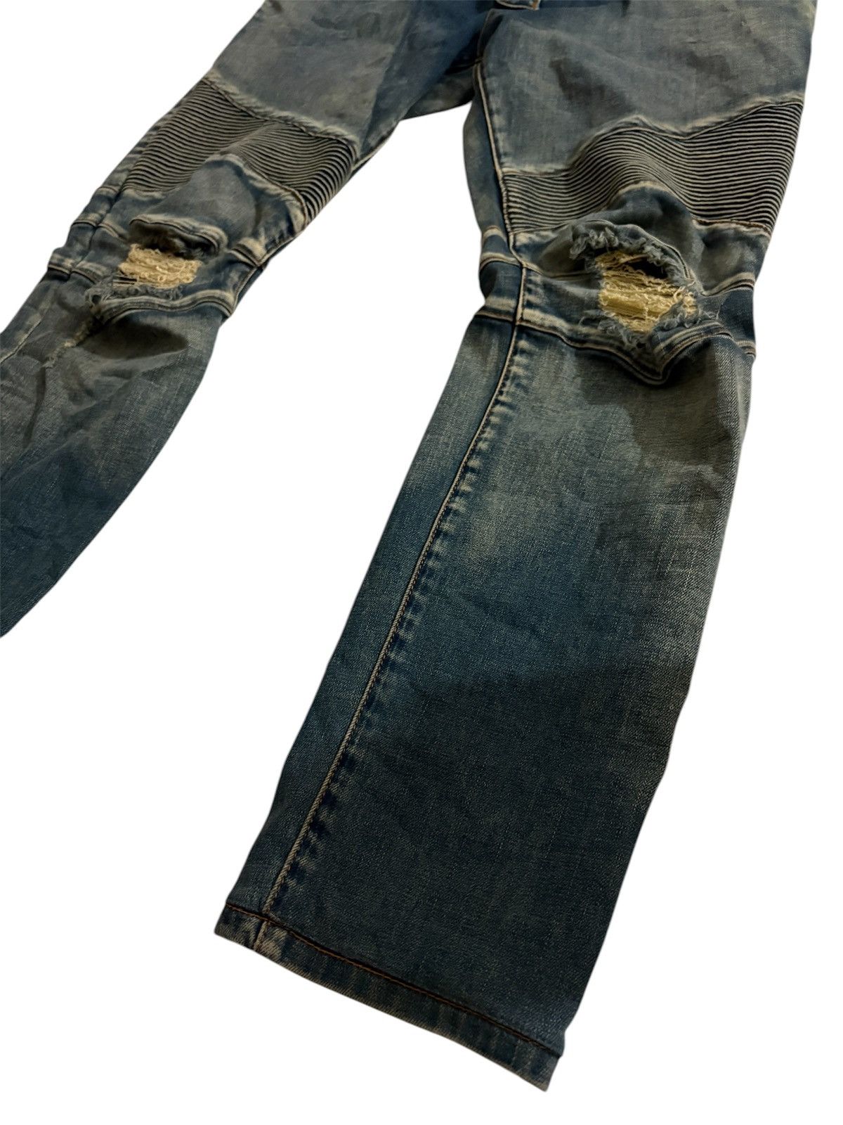 Balmain Balmain distressed biker jeans Size US 34 / EU 50 - 7 Thumbnail