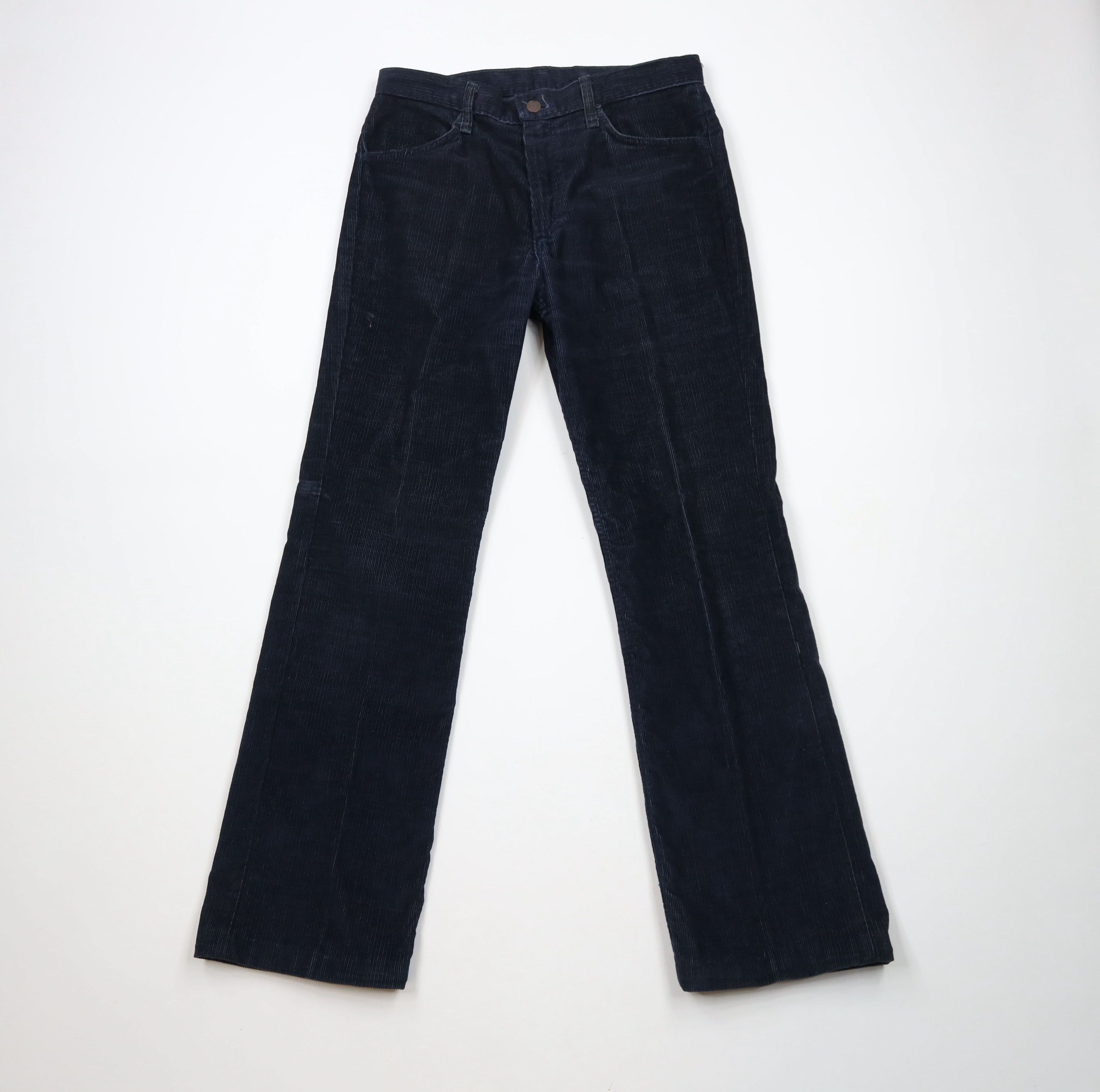 Vintage Vintage 70s Streetwear Flared Wide Leg Corduroy Pants USA Size US 32 / EU 48 - 1 Thumbnail