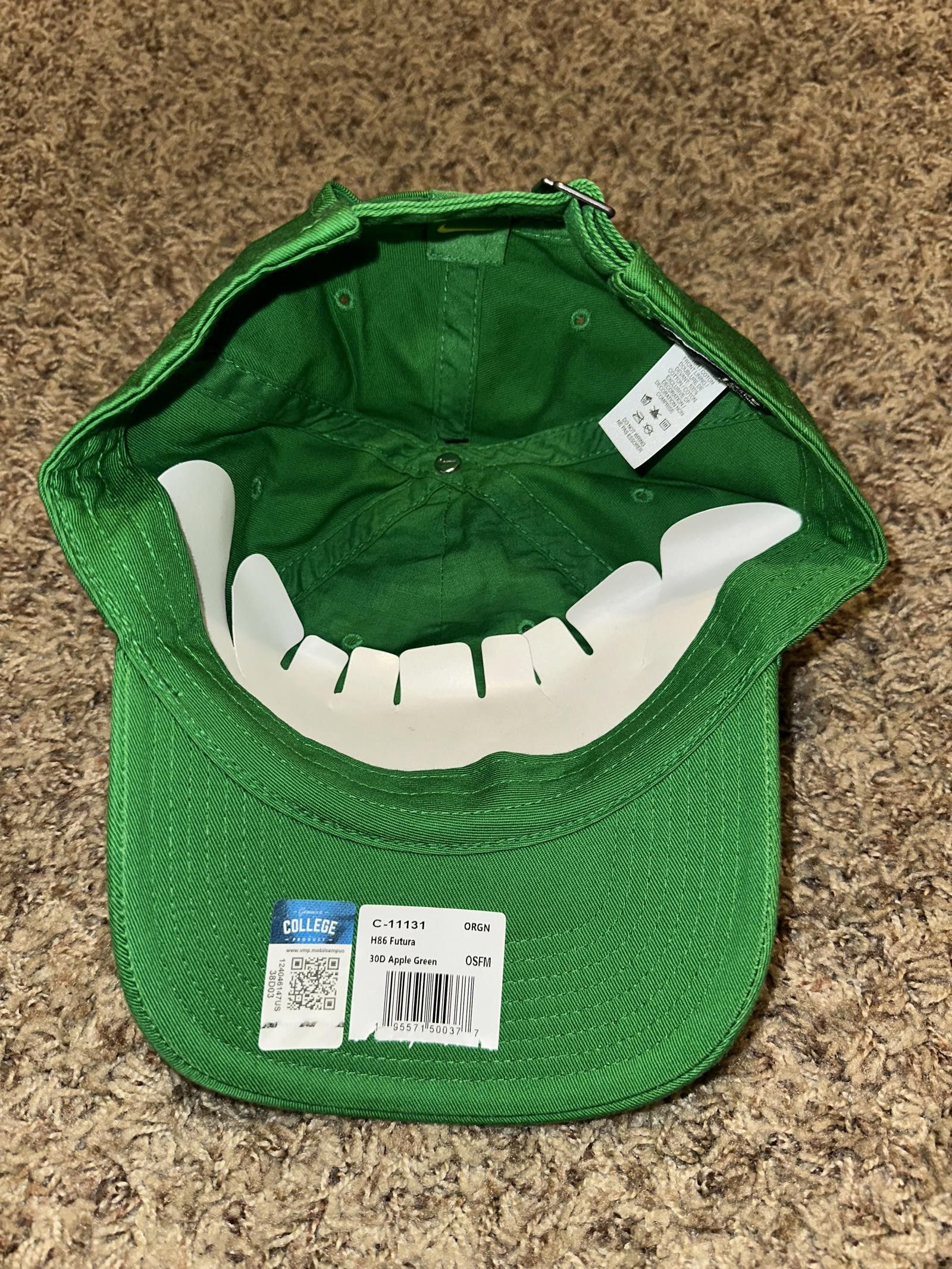 Nike Nike Adjustable Baseball Hat Embroidered Logo Oregon Size ONE SIZE - 8 Thumbnail
