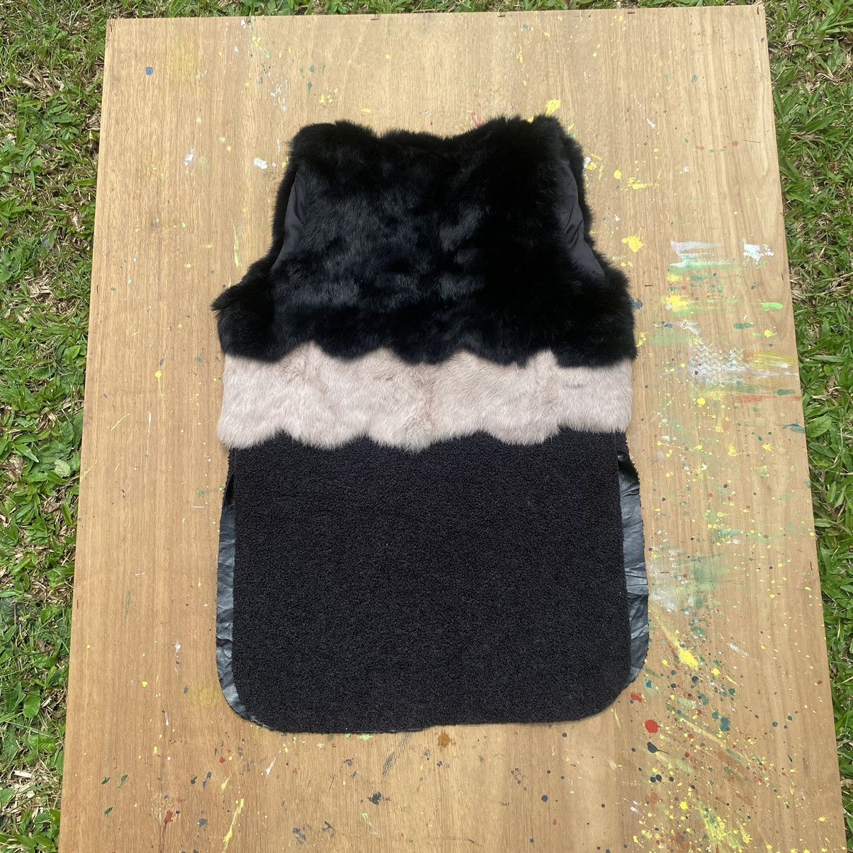 Furla × Japanese Brand × Vintage Vibtage Japan Hosshey Fluffy Vest Size M / US 6-8 / IT 42-44 - 6 Thumbnail