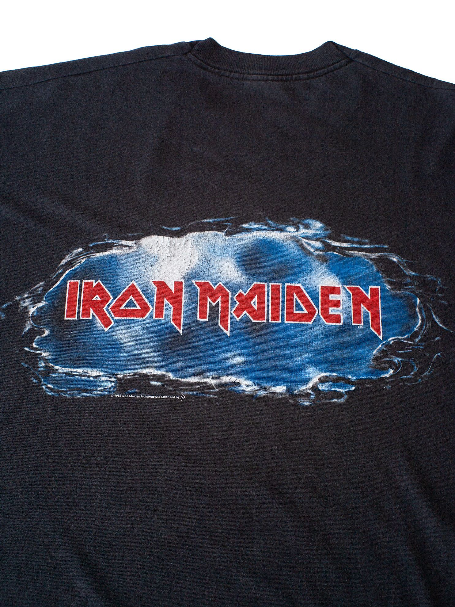 Band Tees Vintage 1988 Iron Maiden Seventh Son 80s Metal Band T-Shirt Size US L / EU 52-54 / 3 - 8 Thumbnail