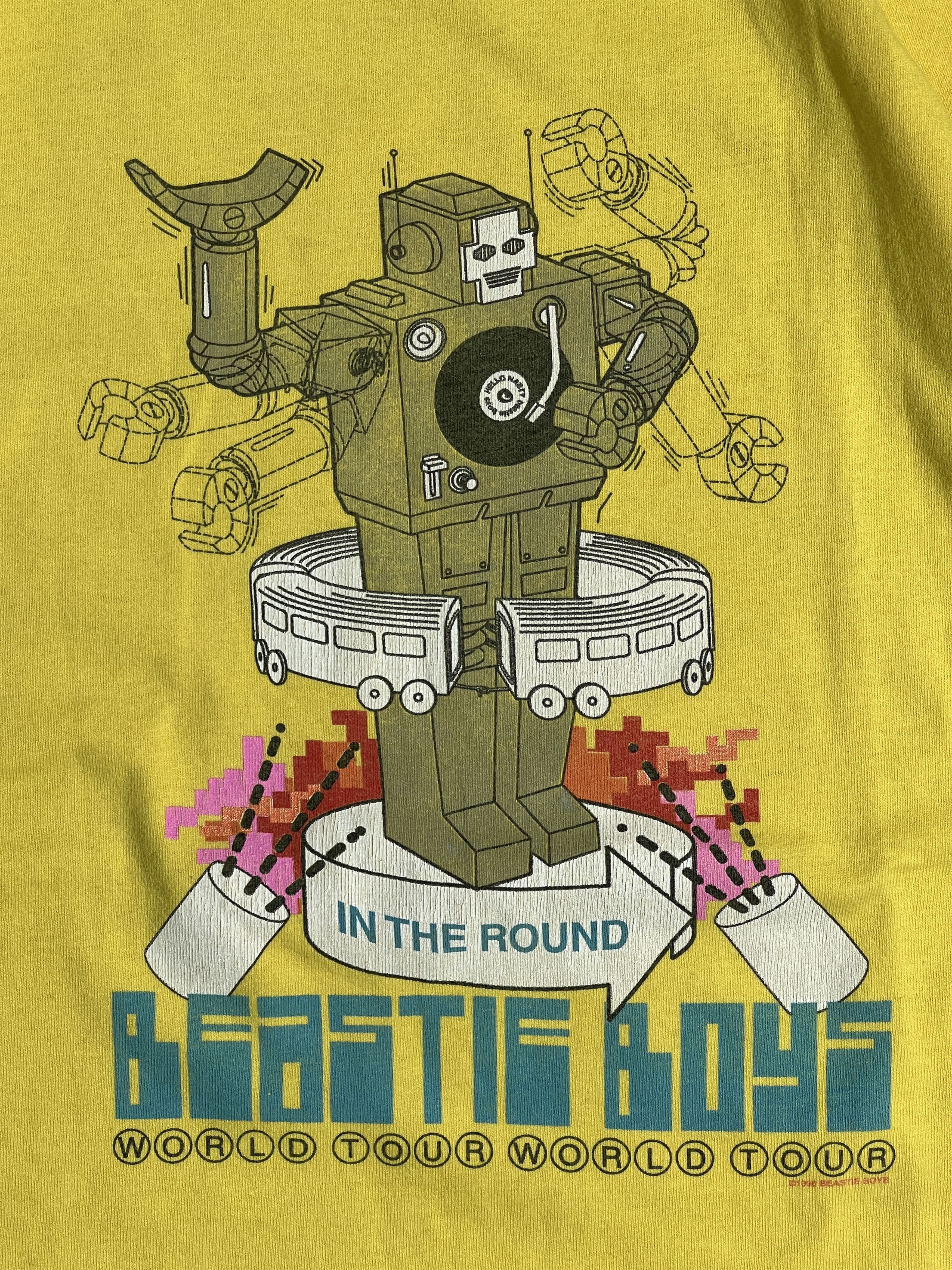 Band Tees Vintage Beastie Boys In The Round Tour 1998 Tee GTME371 Size US S / EU 44-46 / 1 - 2 Thumbnail