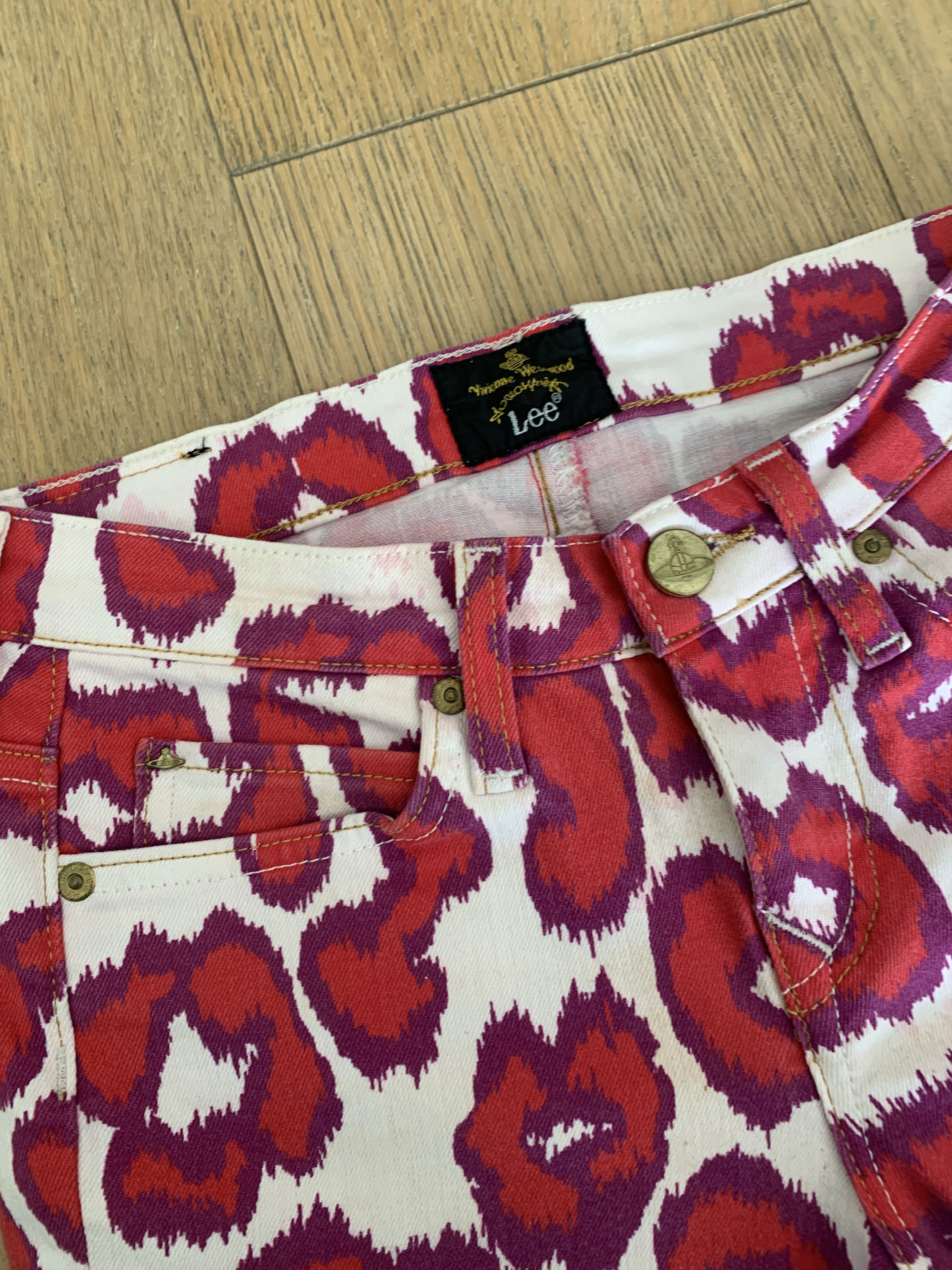 Lee × Vivienne Westwood Brand New Vintage LIPS Skinny Jeans Lee Collab Size 25" / US 0 / IT 36 - 2 Thumbnail