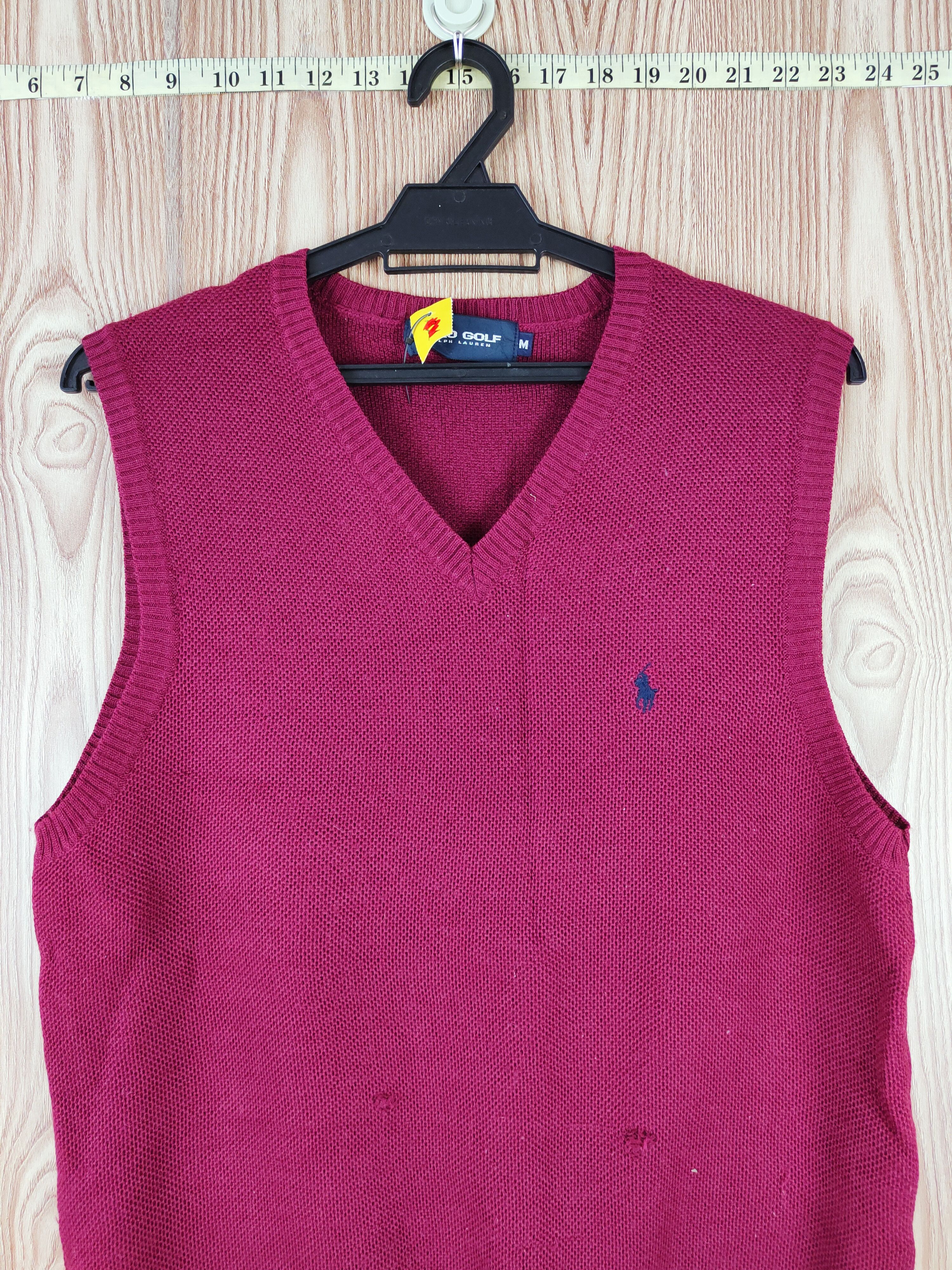 Polo Ralph Lauren Polo Golf Ralph Lauren Maroon Knitwear Vests #W142 Size US M / EU 48-50 / 2 - 2 Thumbnail