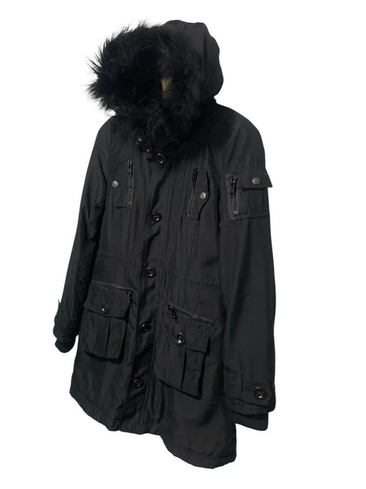 Alpha Industries Alpha Industries raccoon fur cargo jacket punk LBG style Size US M / EU 48-50 / 2 - 2 Thumbnail
