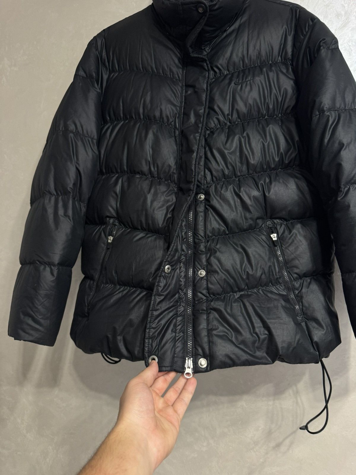 Nike Vintage Nike Down Puffer Jacket Mini Swoosh Logo 00’s Retro Size US M / EU 48-50 / 2 - 6 Thumbnail