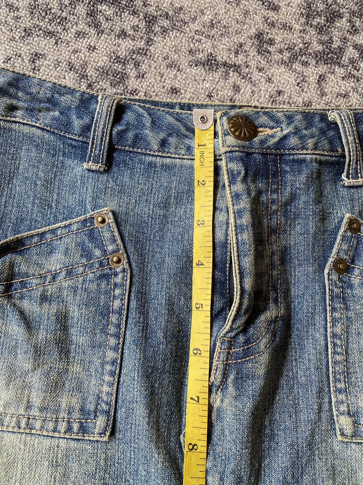 Hysteric Glamour Y2k unknow ifsixwasnine distressed skirt Size 29" - 13 Thumbnail