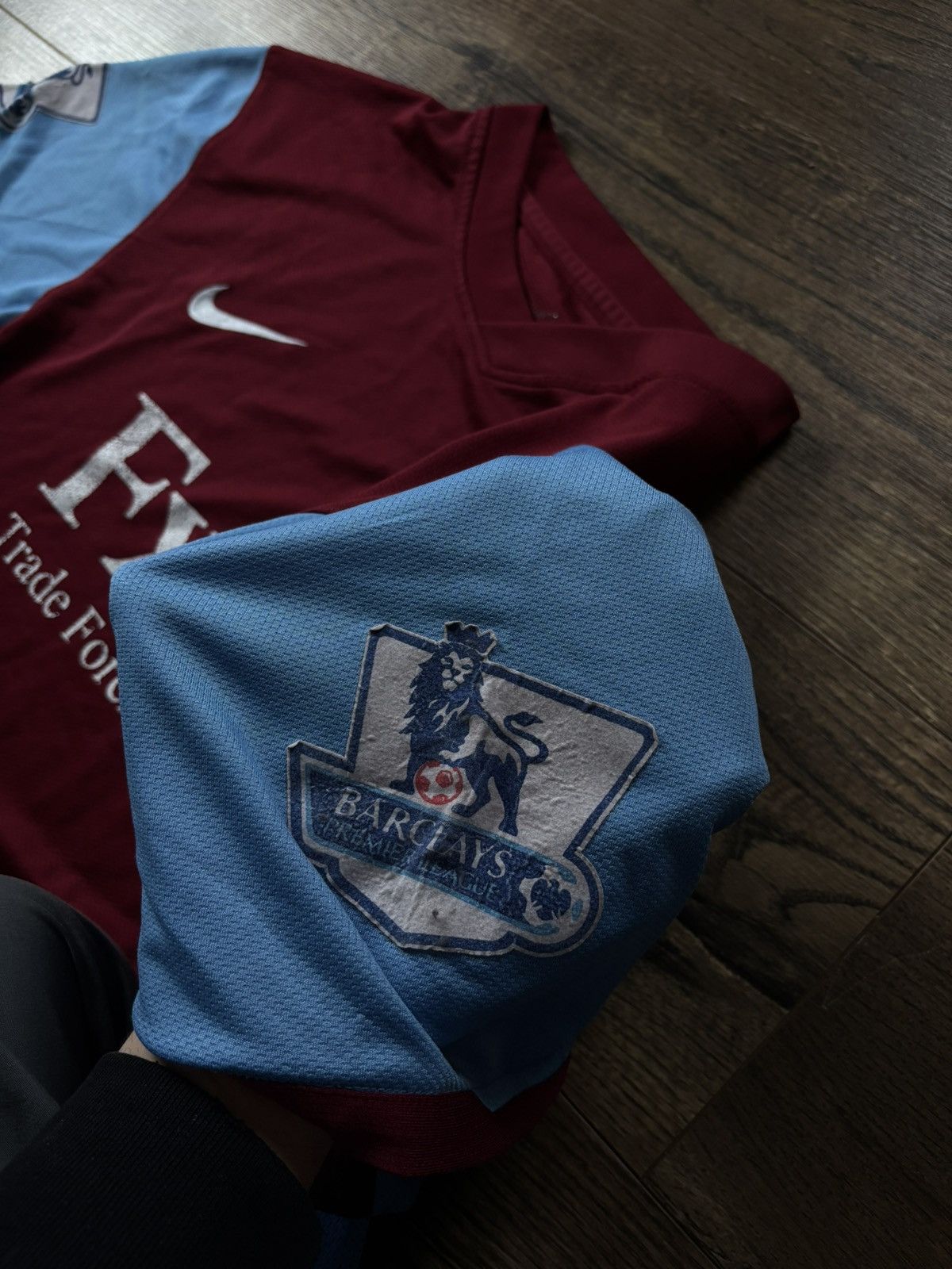 Nike × Vintage ASTON VILLA 2010 2011 HOME FOOTBAL SHIRT SOCCER JERSEY NIKE Size US L / EU 52-54 / 3 - 4 Thumbnail