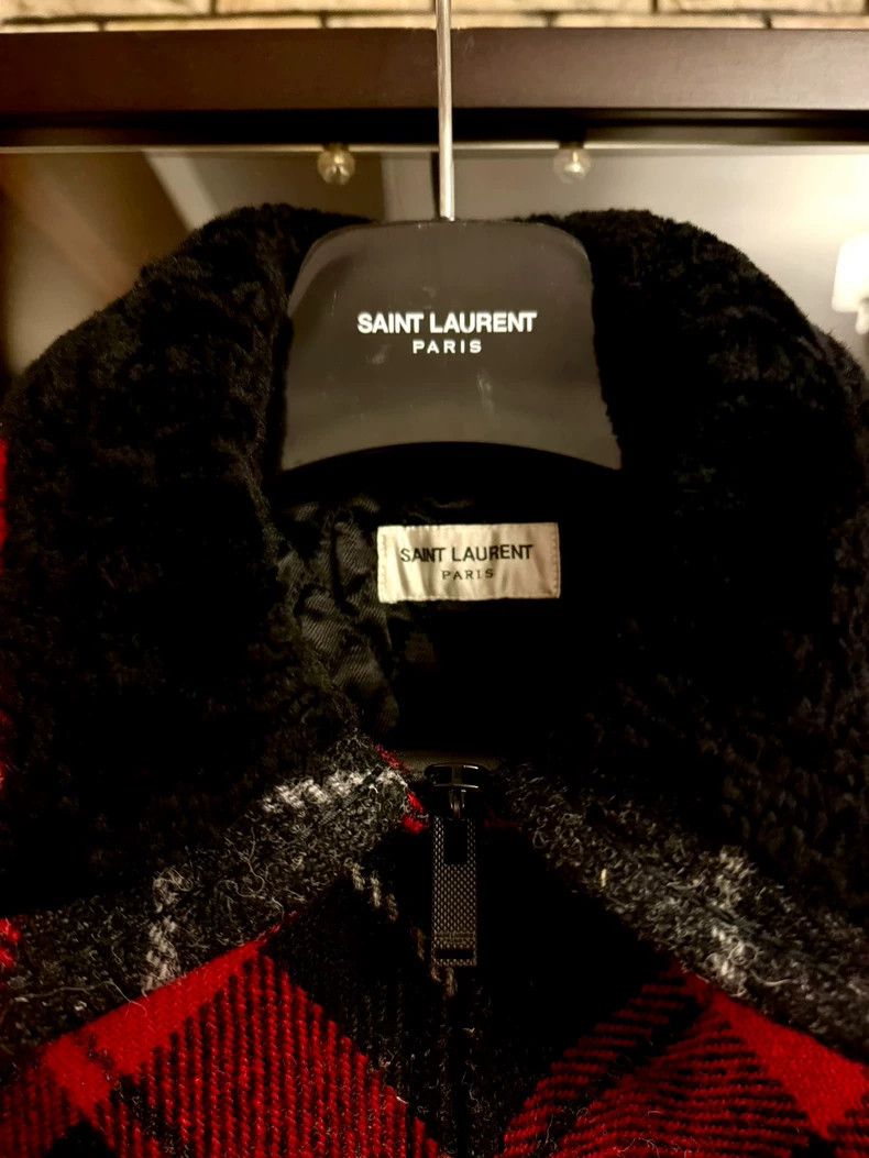 Saint Laurent Paris Saint Laurent Paris 20 FW runway black and red wool patchw Size US S / EU 44-46 / 1 - 3 Thumbnail