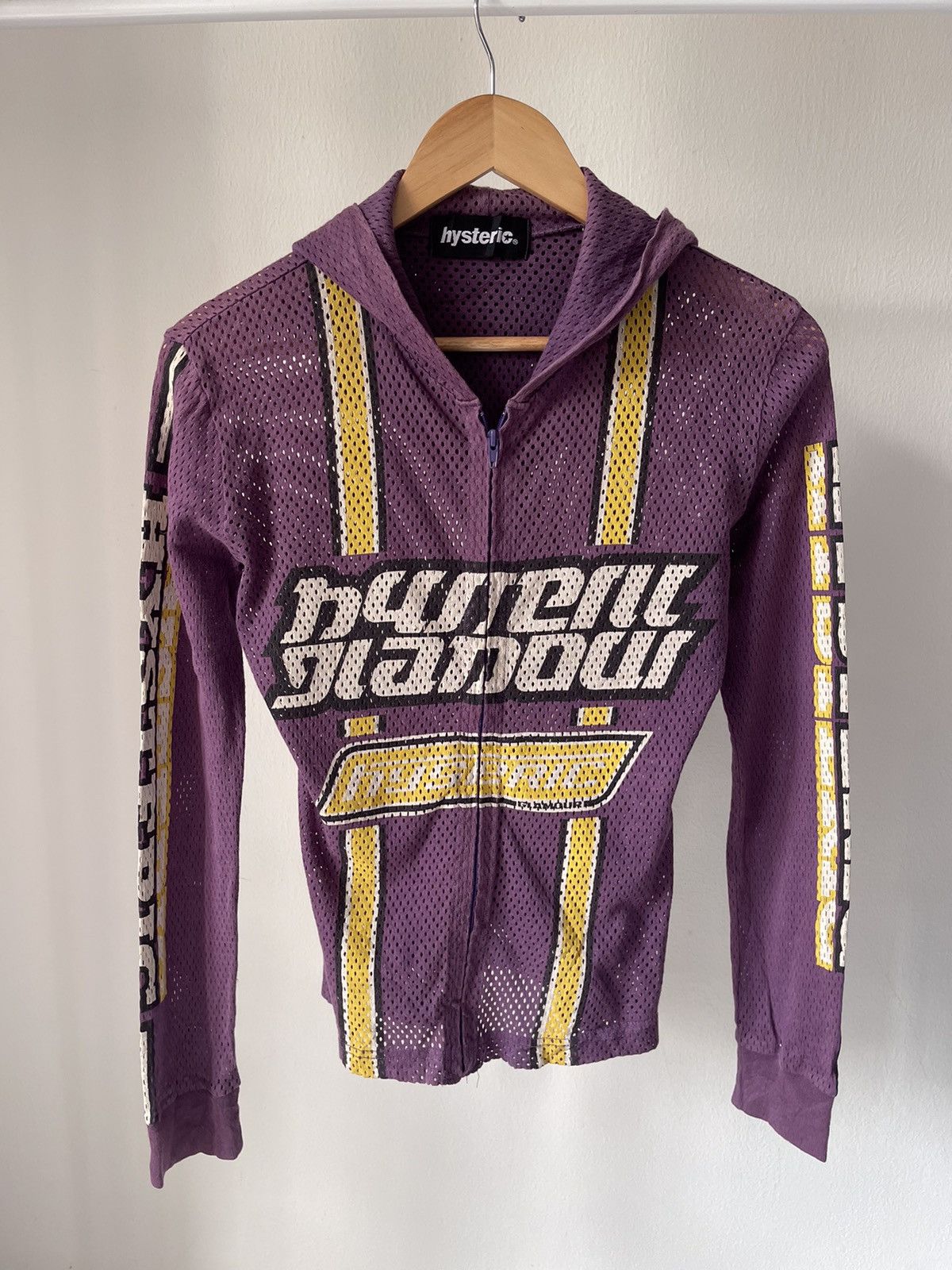 Hysteric Glamour 90s Hysteric Glamour Net zipper Hoodie Size US XS / EU 42 / 0 - 4 Thumbnail